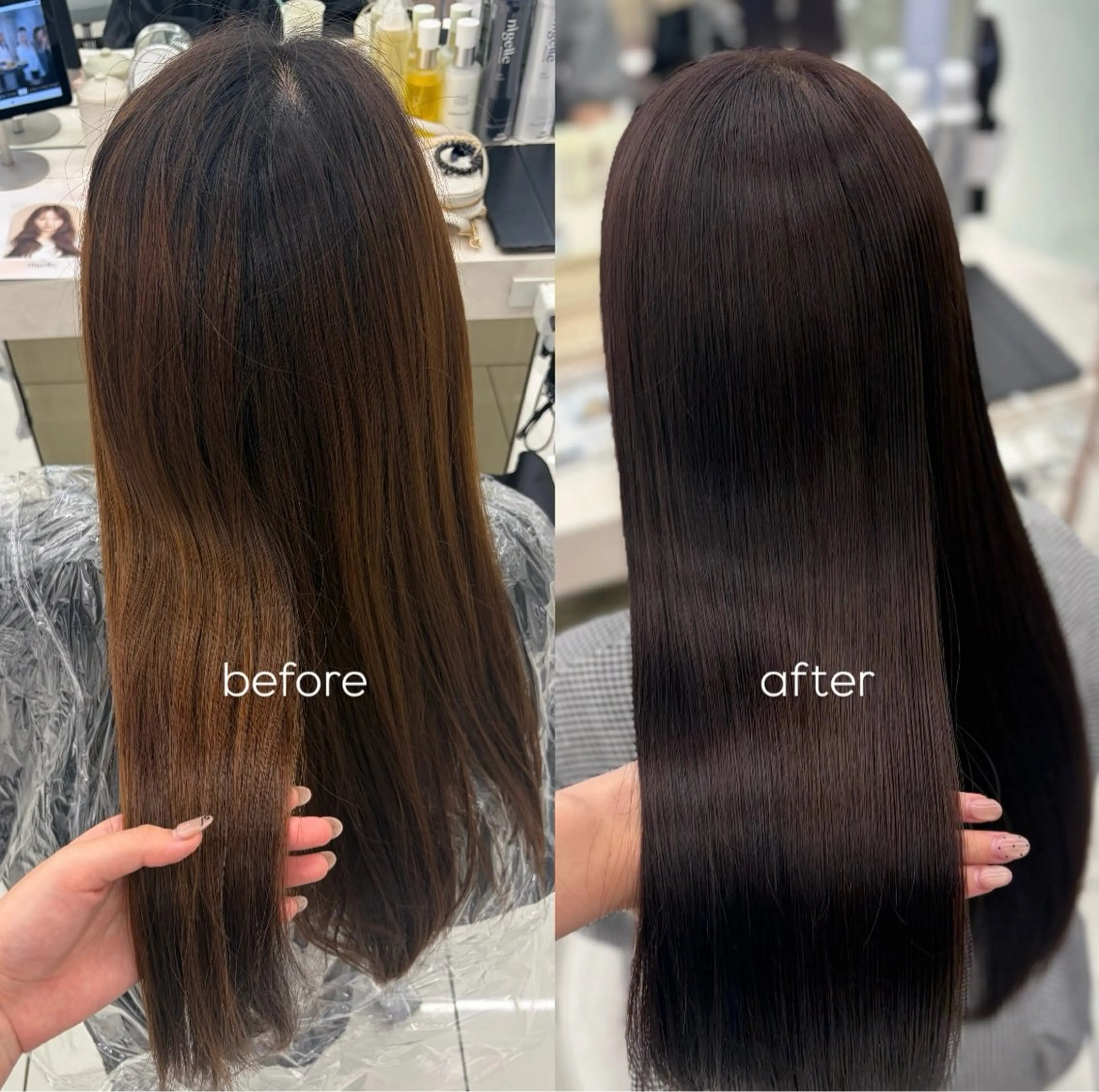 カラー COAGINZA✨️ ほのかのヘアスタイル