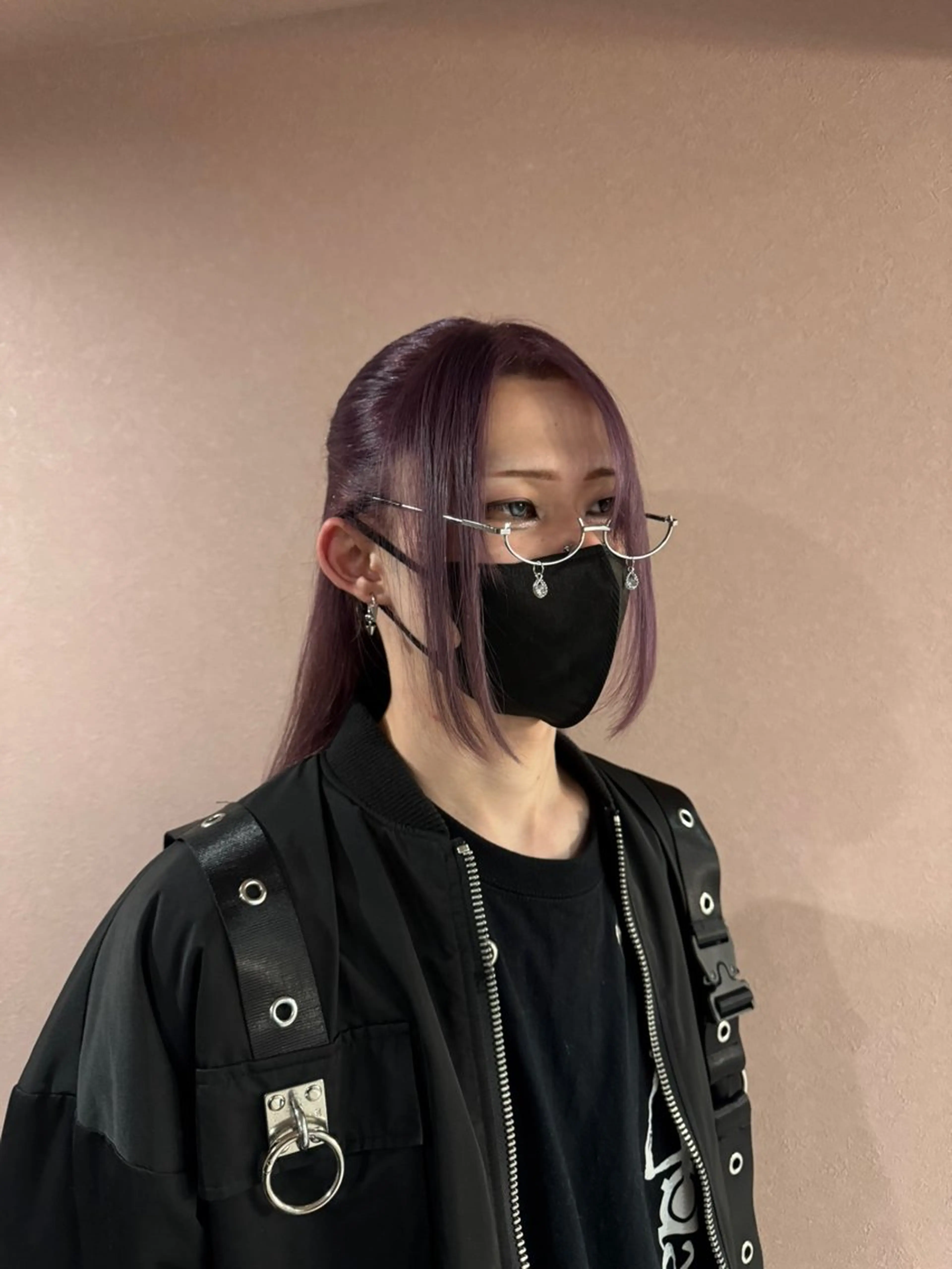 ロング カラー 透明感カラー ヘアカラー ANKH CROSS ゆうかのヘアスタイル