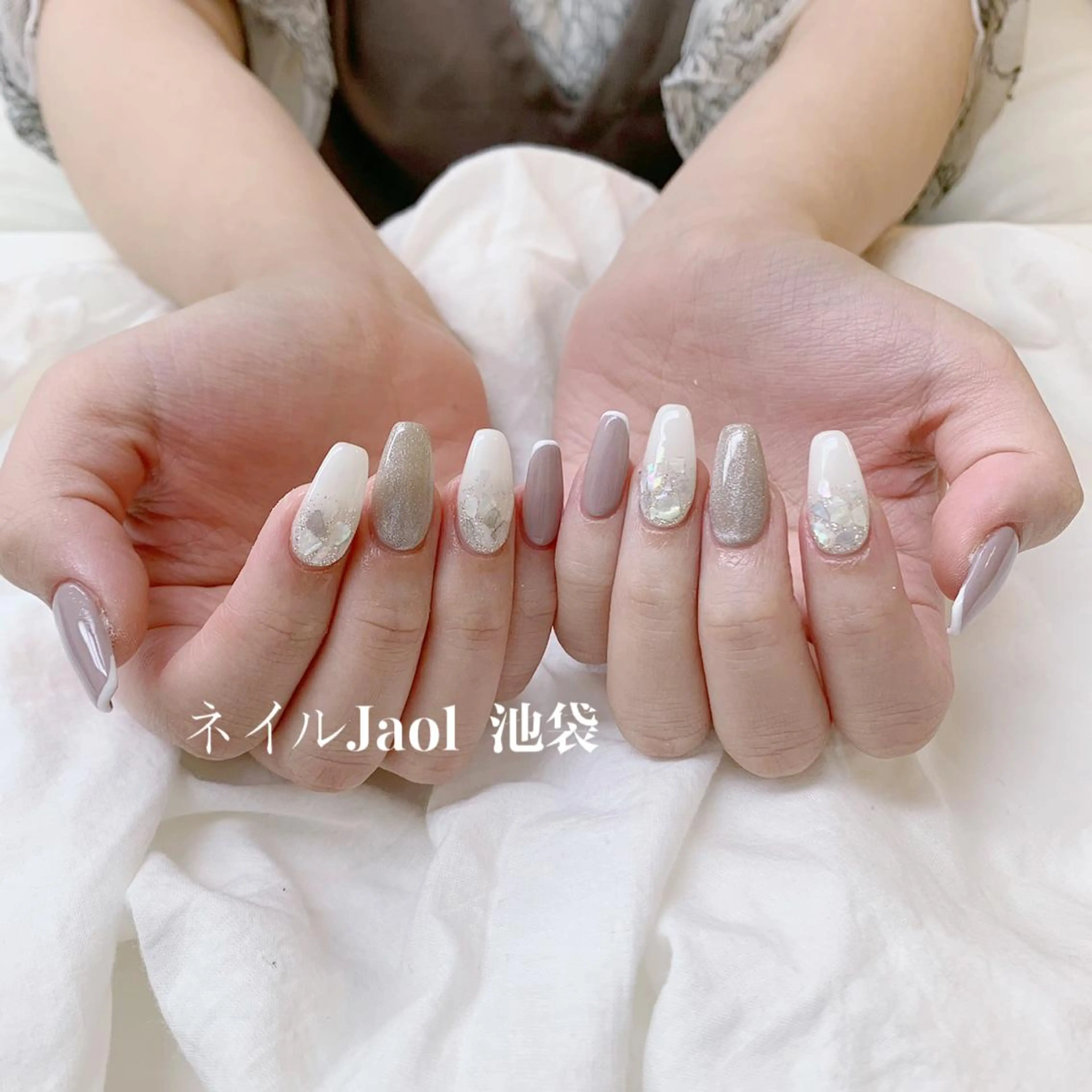 ロング ハンドネイル ネイルJaol 池袋のネイルデザイン