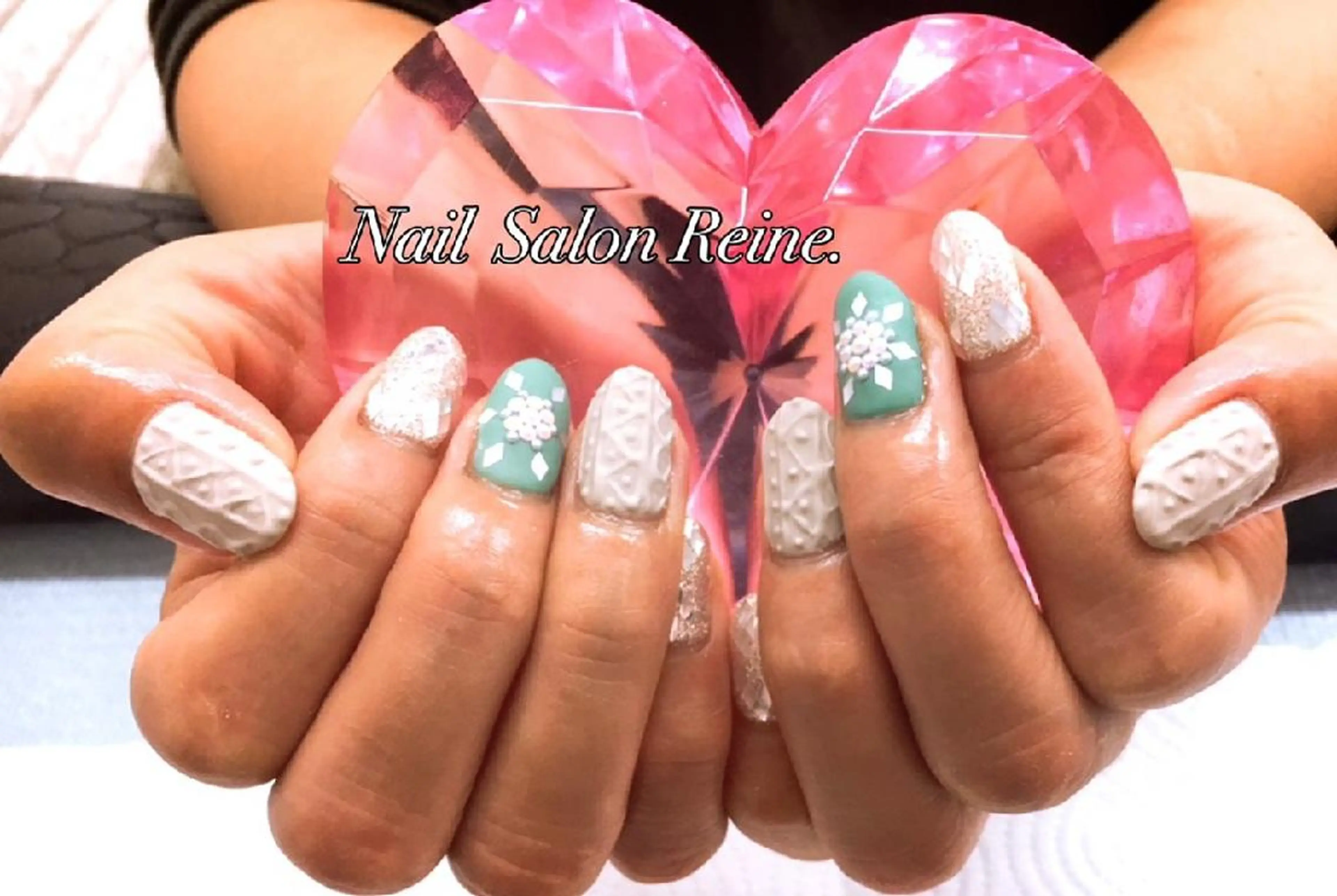 ネイル 冬ネイル Nailsalon Reine所属・玉栄 伶奈のネイルデザイン