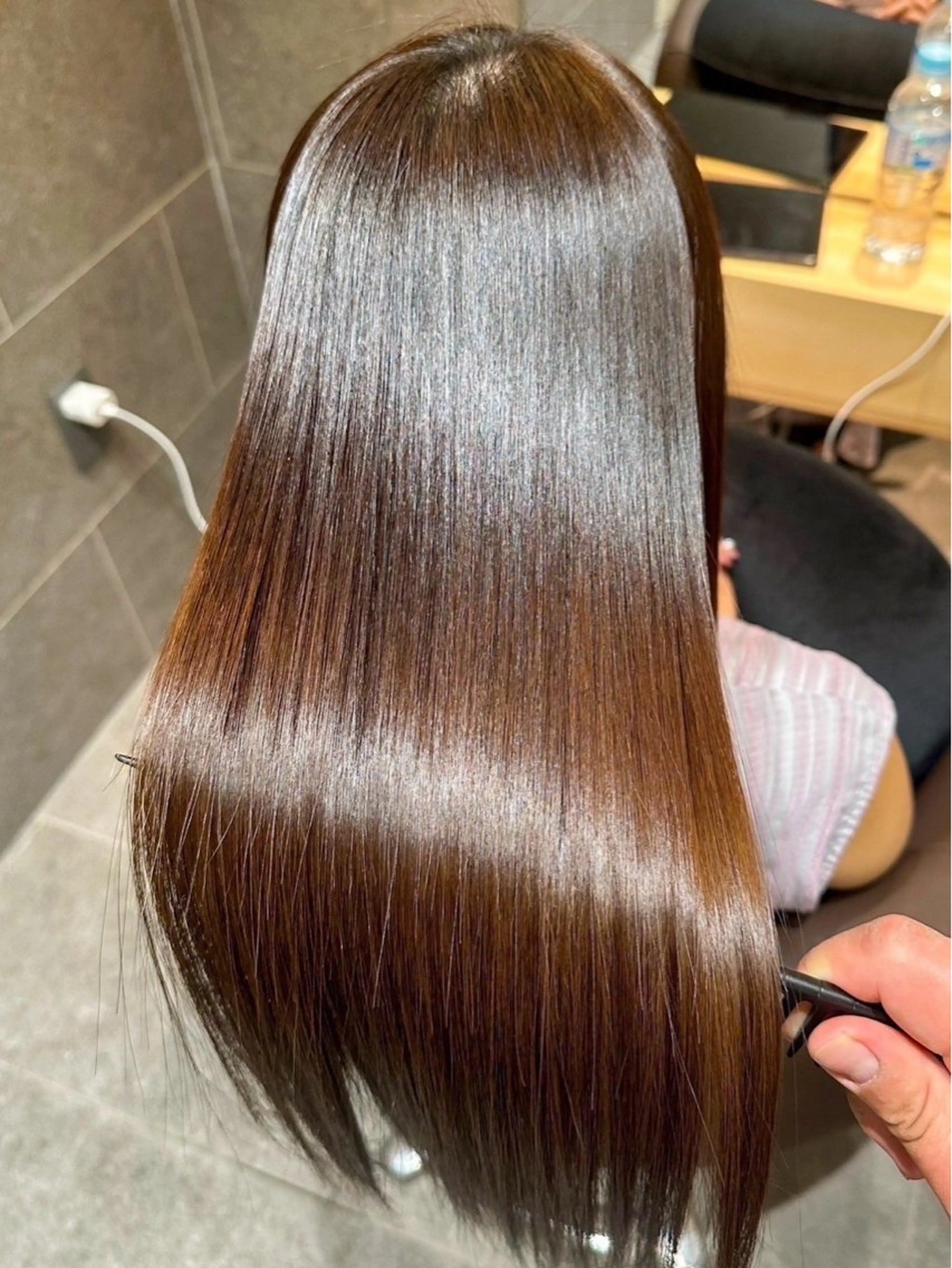 ロング カラー ベージュカラー ブラウンカラー ブラウンベージュ トリートメント メンズ/似合わせ/骨 格矯正/真人のヘアスタイル