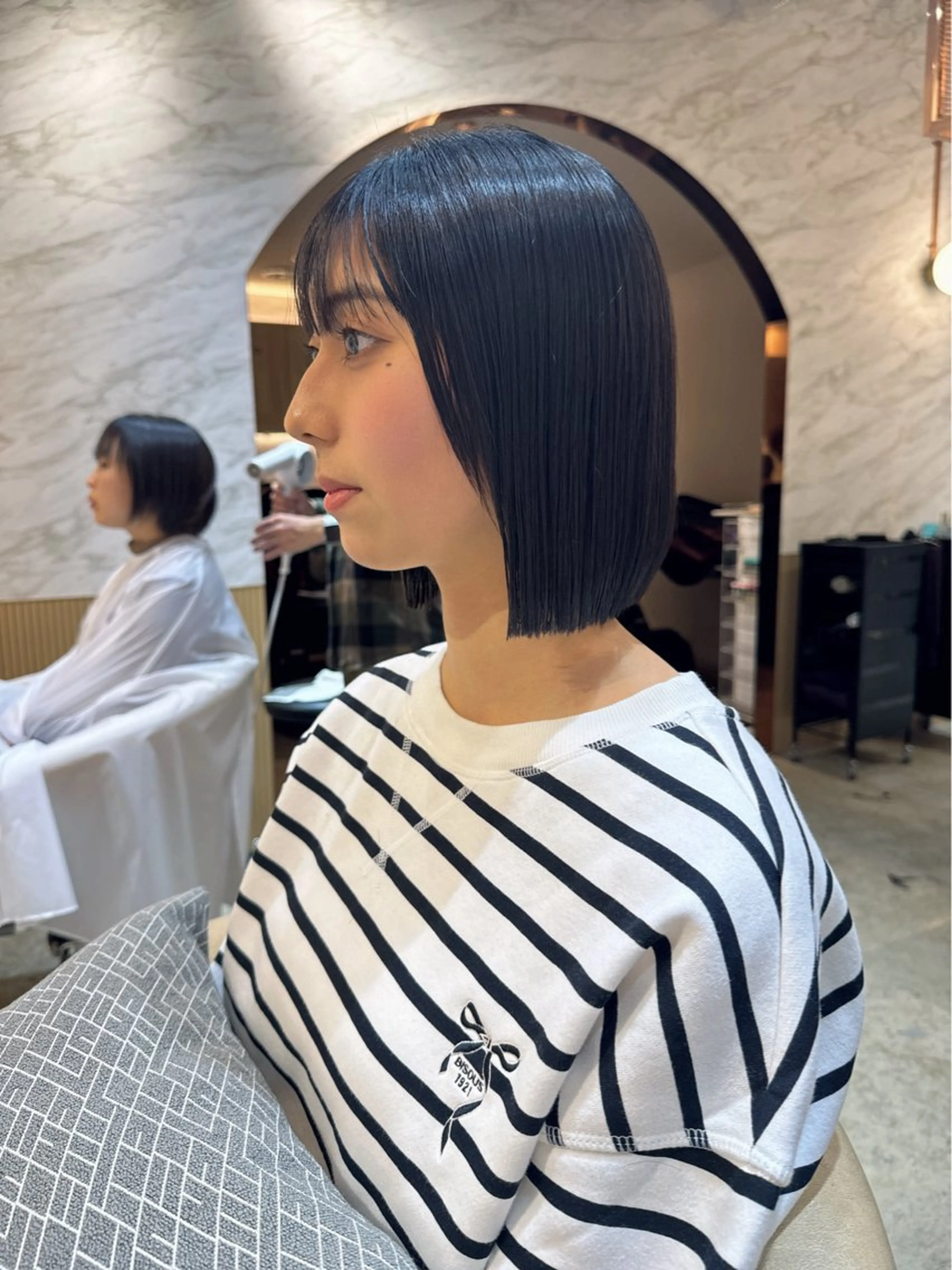 ショート カット 縮毛矯正 トリートメント 🌹ボブ/髪質改善 韓国ヘア🌹澤口龍成のヘアスタイル