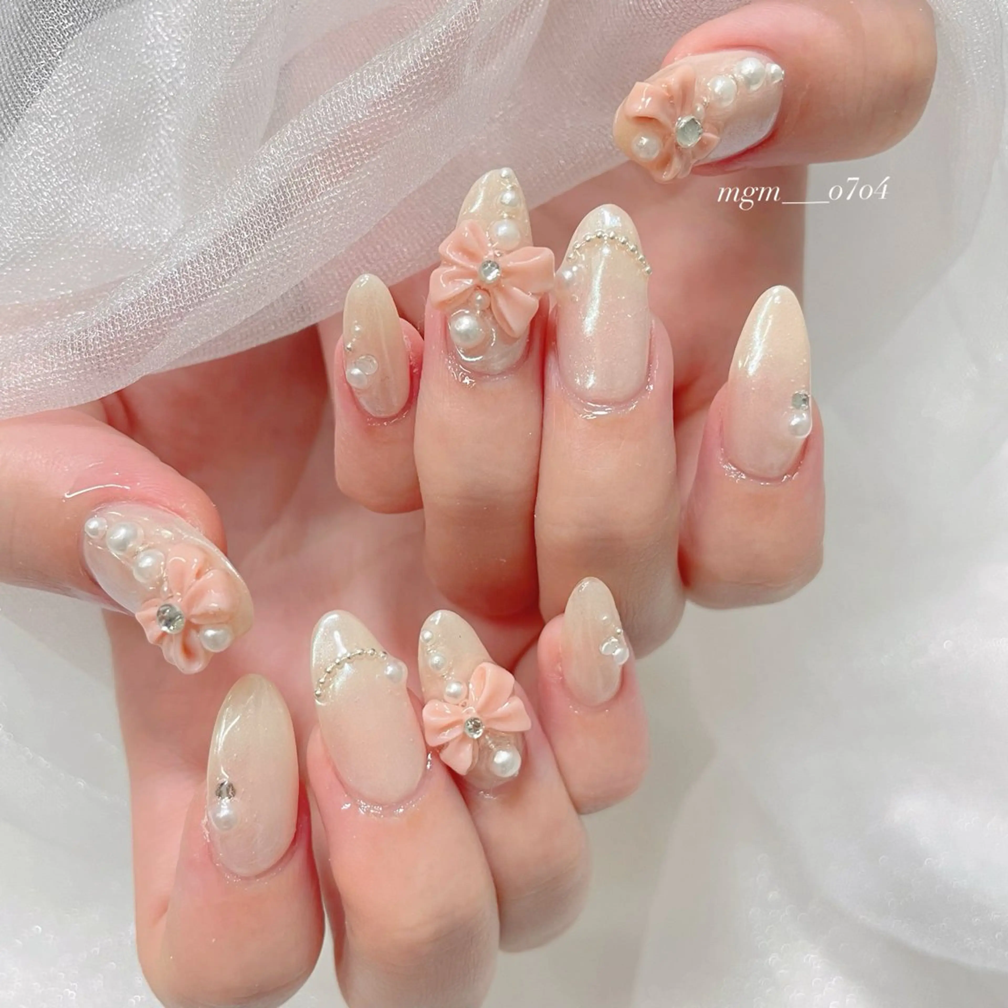 ネイル ハンドネイル ハンドケア MoON...❤︎ MeGuのネイルデザイン