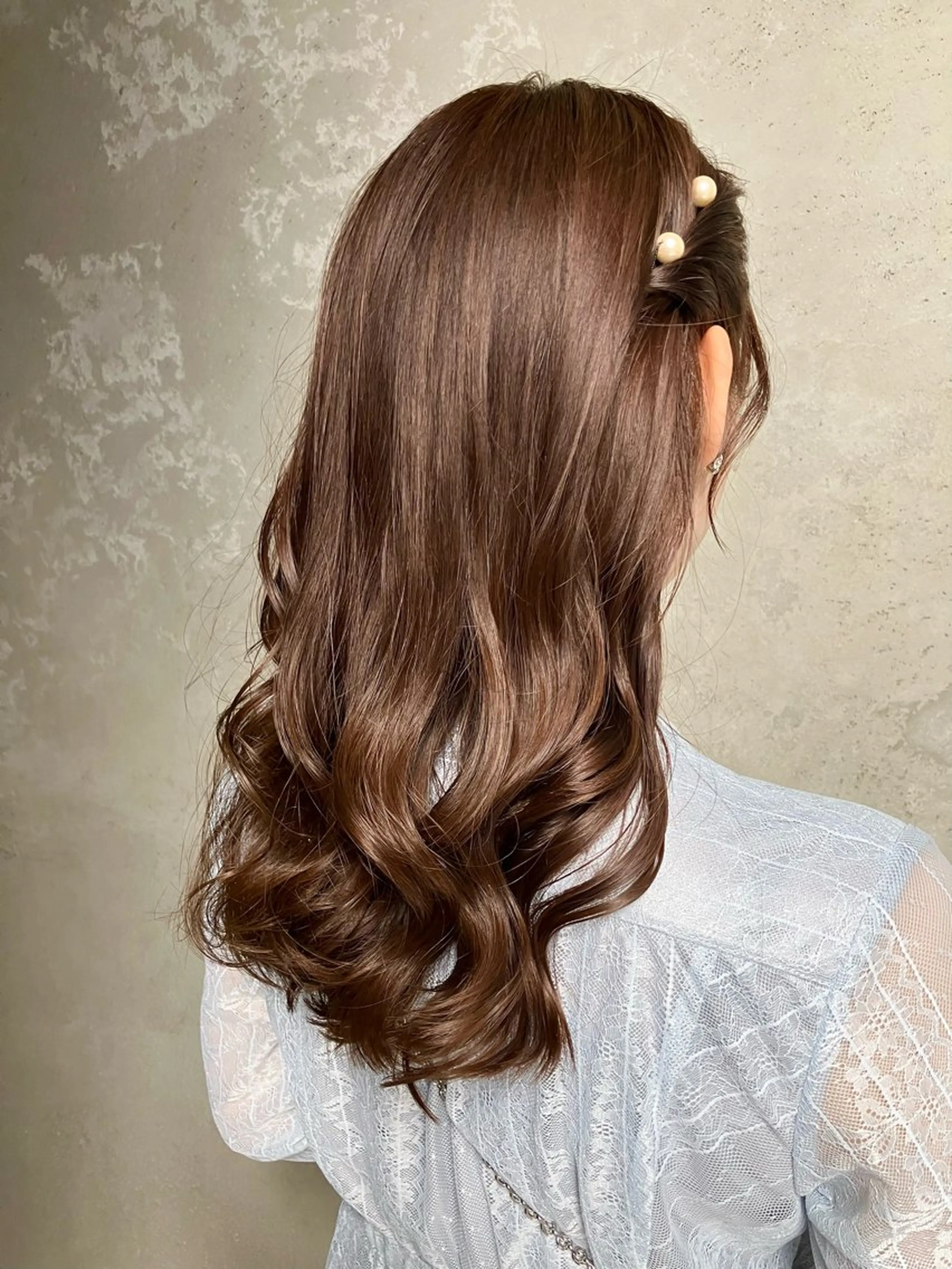 ロング カラー パーマ ヘアアレンジ メンズ キッズ ハーフアップ 子どものヘアアレンジ メンズバレイヤージュ メンズブリーチ メンズハイライト ヘアセット kotona 🤍miuraのヘアスタイル