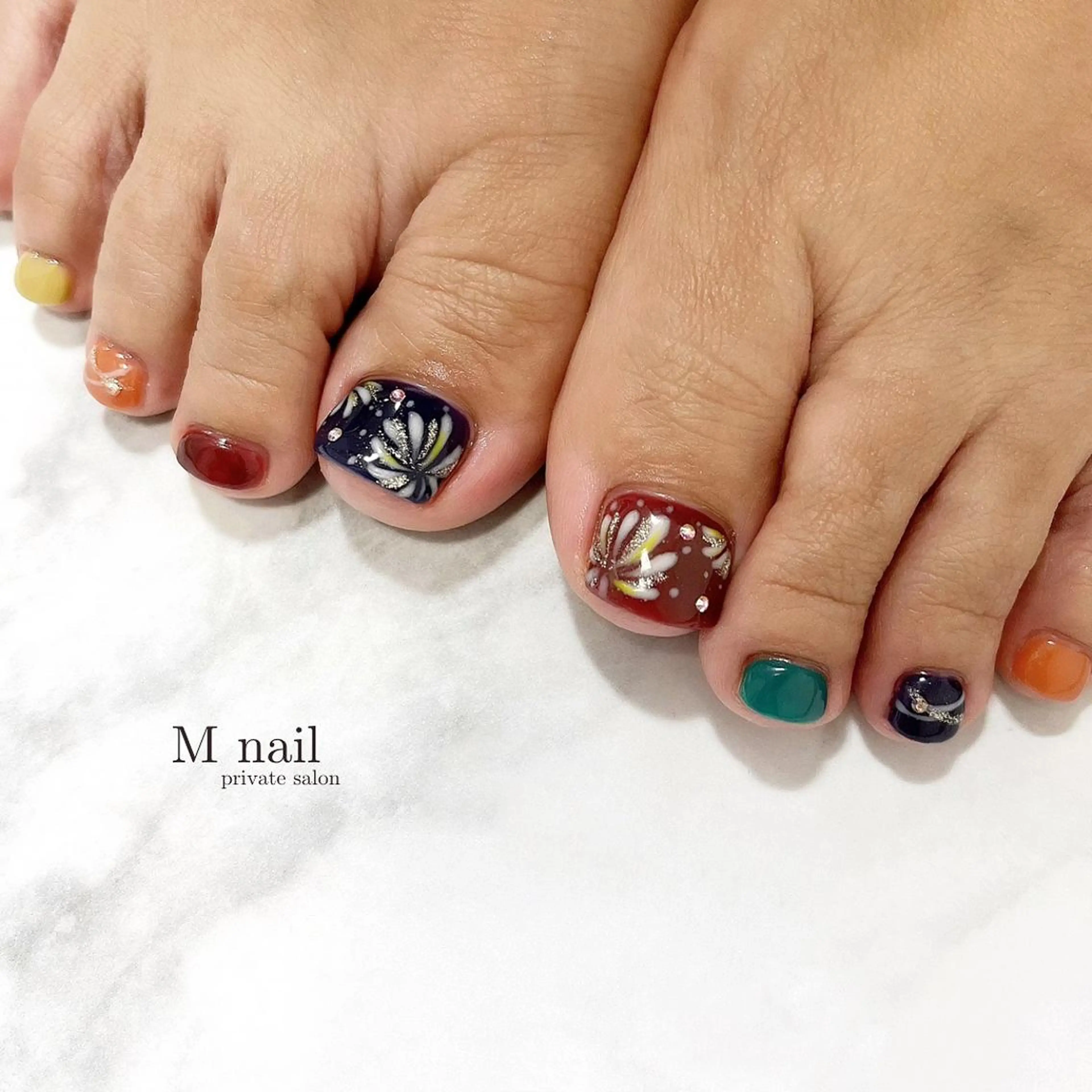 ネイル フットネイル M nailのネイルデザイン