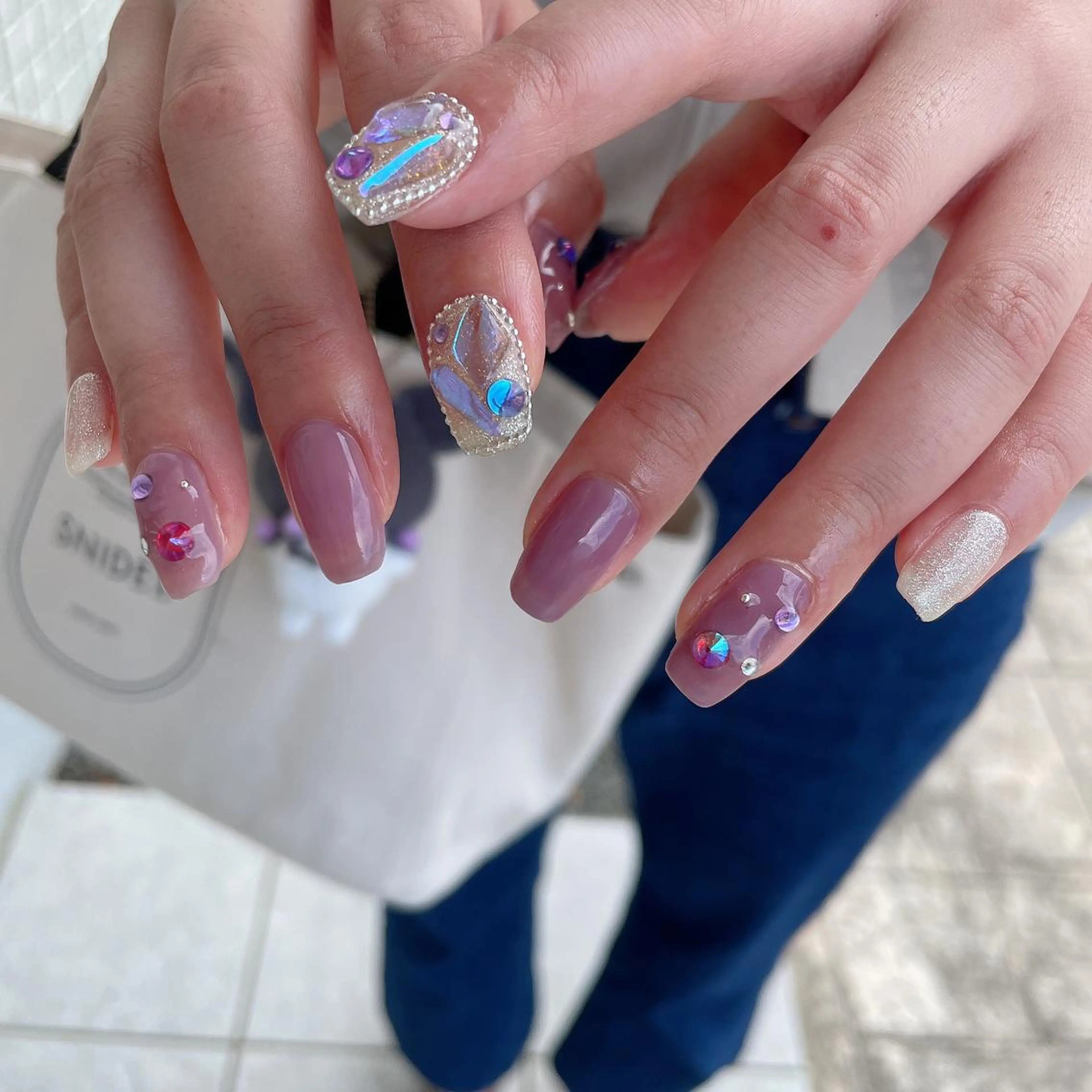 ネイル 韓国ネイル amulet TOMOMIのネイルデザイン