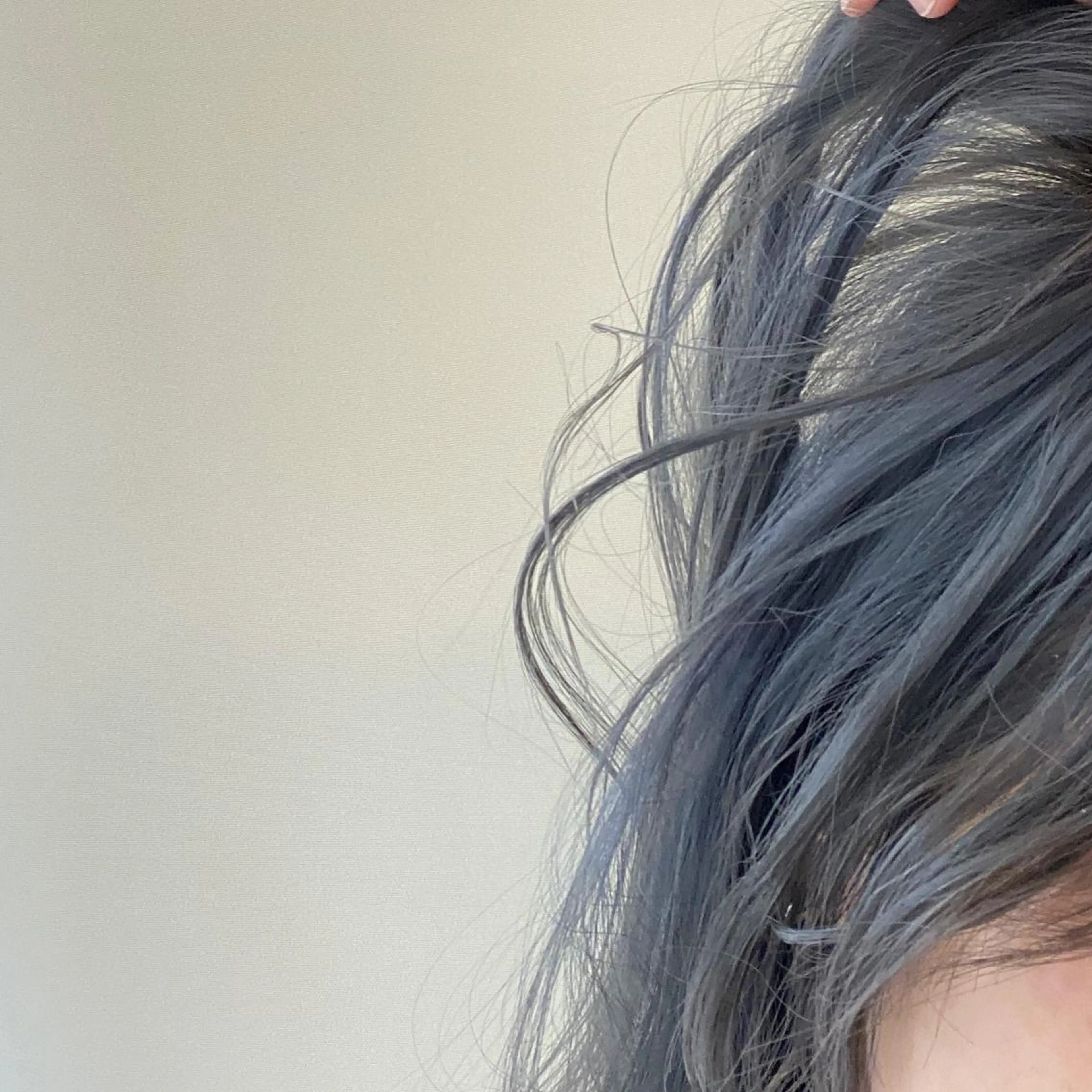 ロング カラー ヘアアレンジ ネイル マツエク・マツパ ブルーカラー 透明感カラー ブルー 撮影モデル募集 🦋soemikaのヘアスタイル