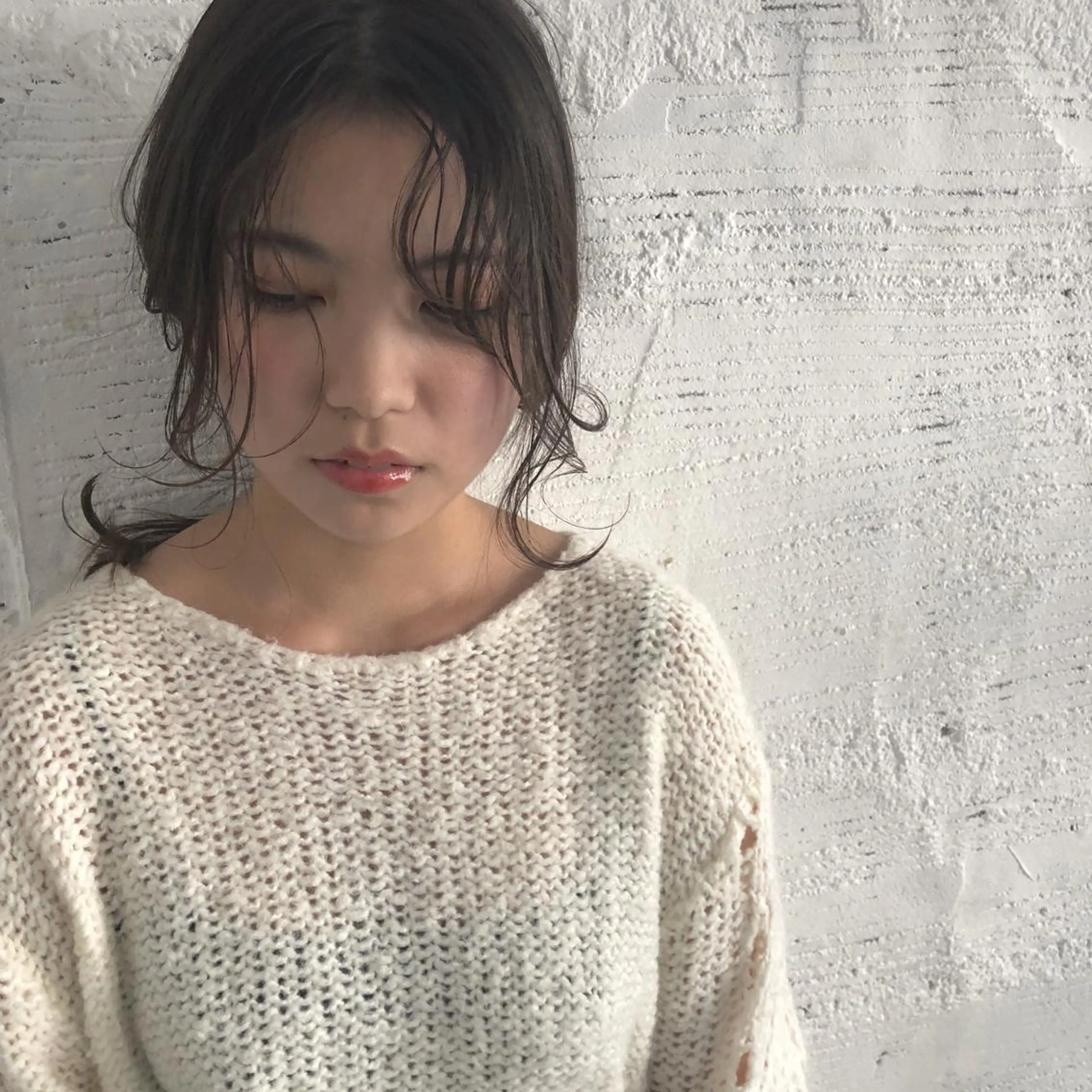 ロング パーマ ニュアンスパーマ 江原 彩華のヘアスタイル