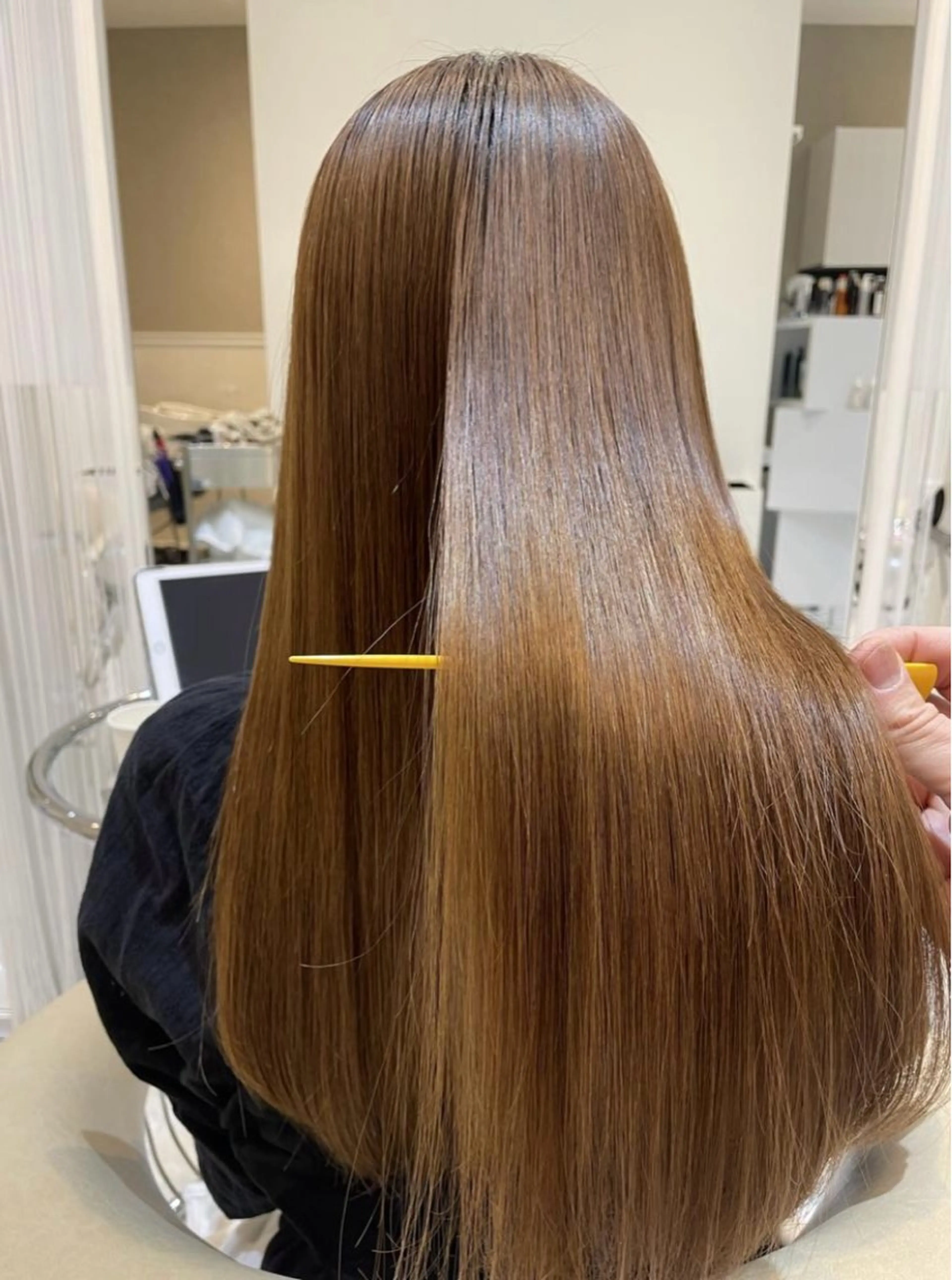 ロング くせ毛 髪質改善 縮毛矯正 トリートメント 大人女性特化｜北千住 ・艶髪｜JIROのヘアスタイル