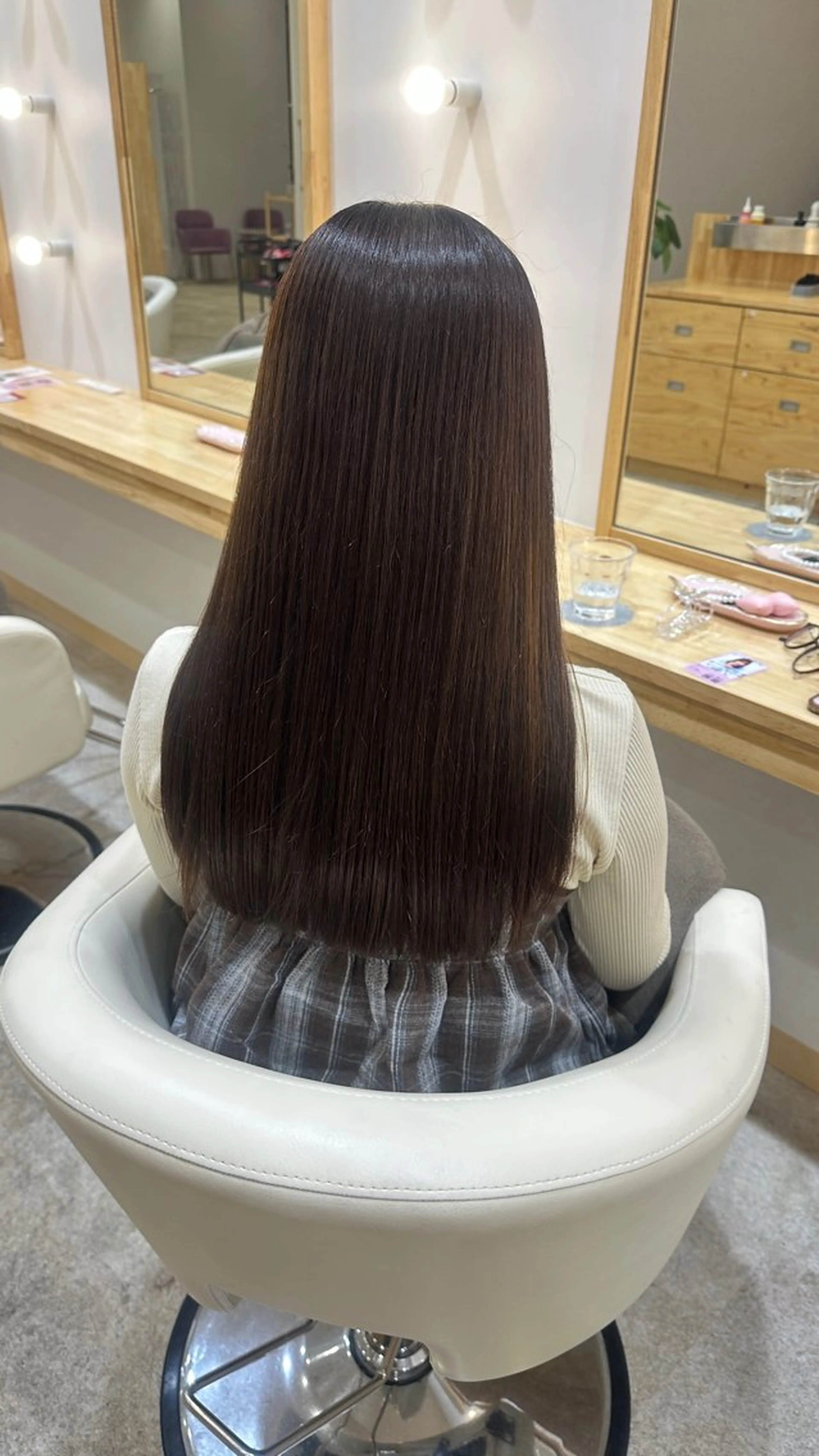 カラー ブリーチ ブリーチなしカラー カット ヘアカラー トリートメント 暖色系/ブリーチ/ 豊橋/ノア𝜗𝜚のヘアスタイル