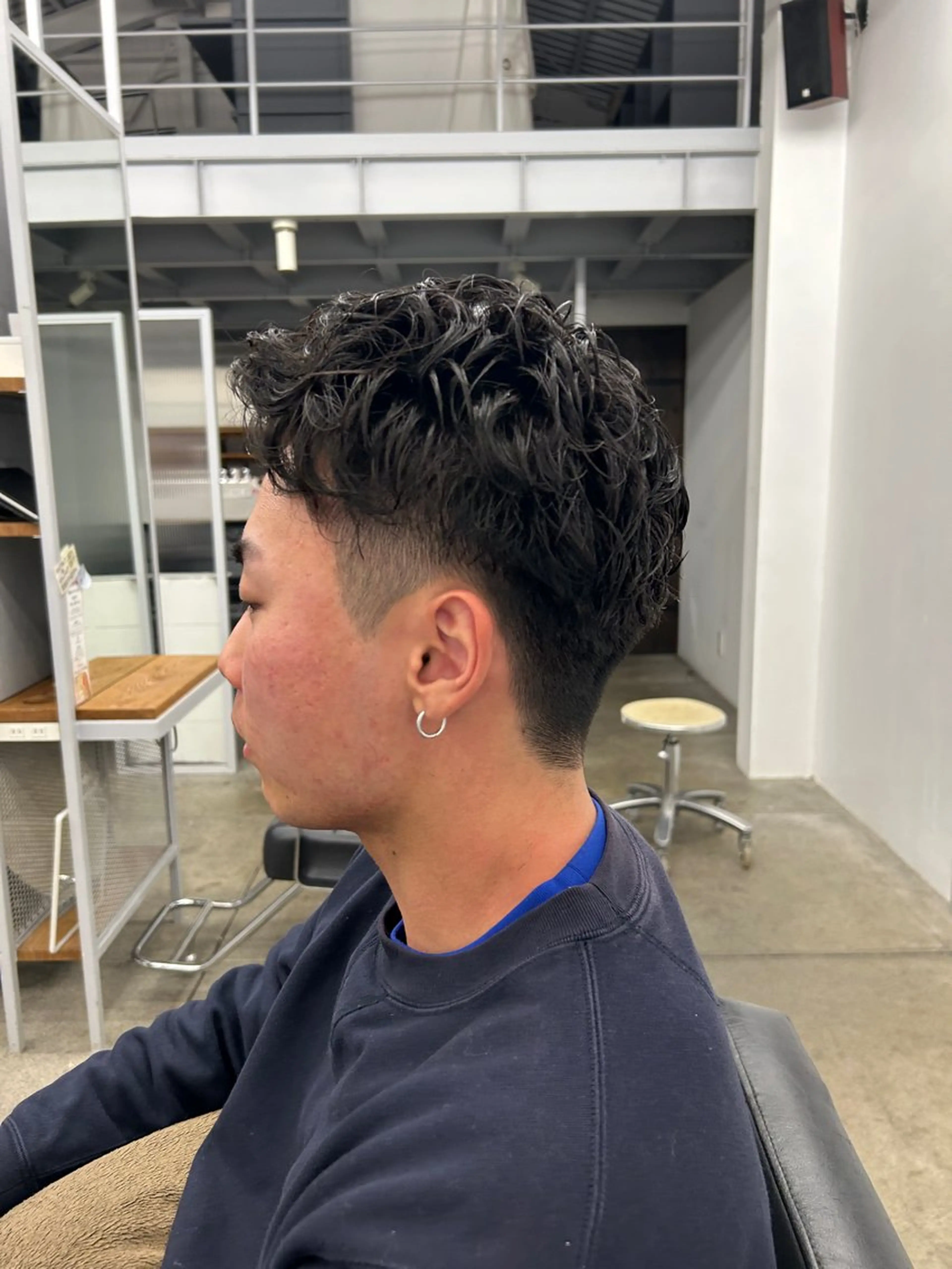 パーマ メンズ メンズパーマ 中村 里彩のヘアスタイル