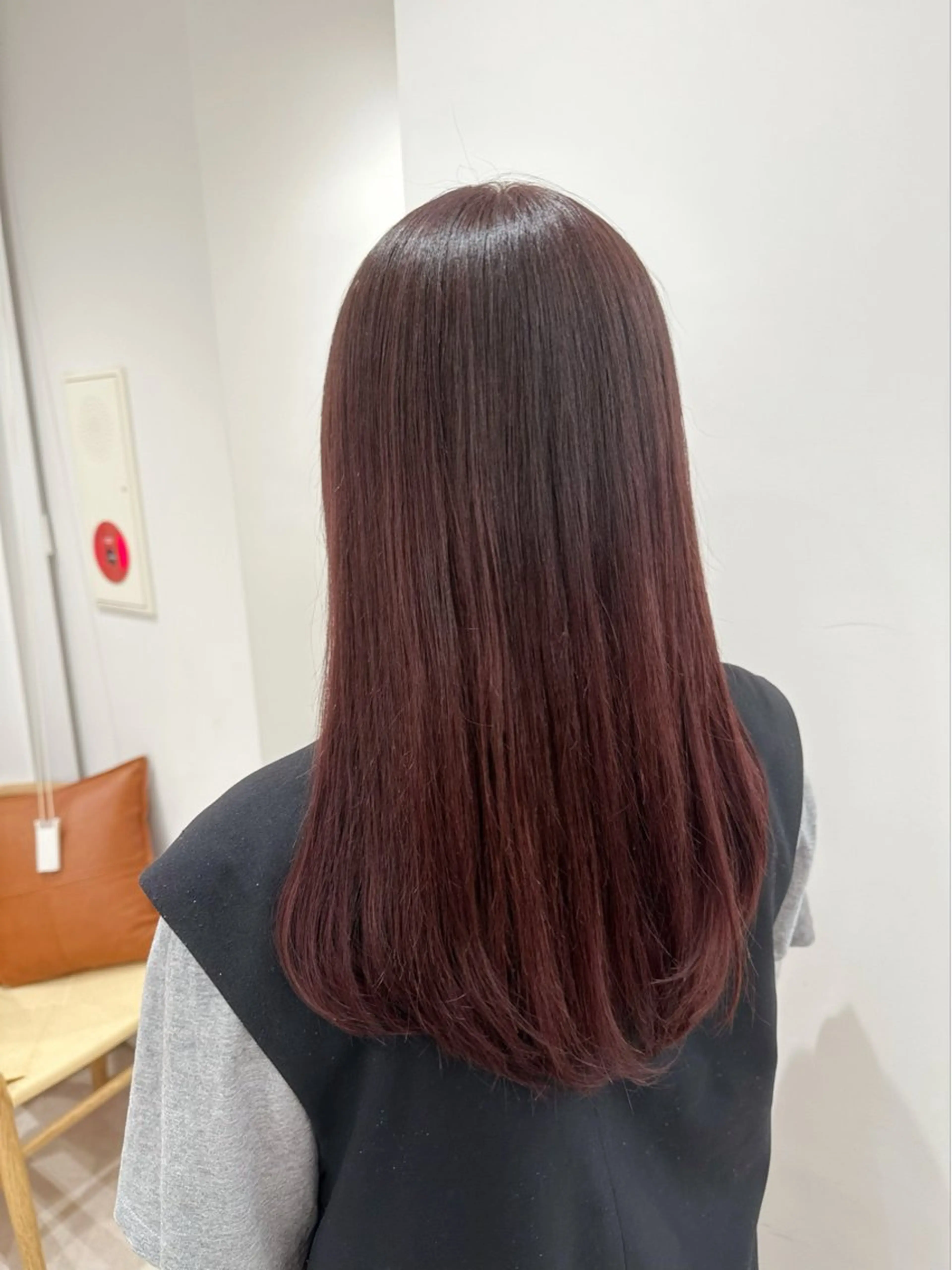 ロング カラー カシス 越後 遥/ 透明感カラー🪞🤍のヘアスタイル