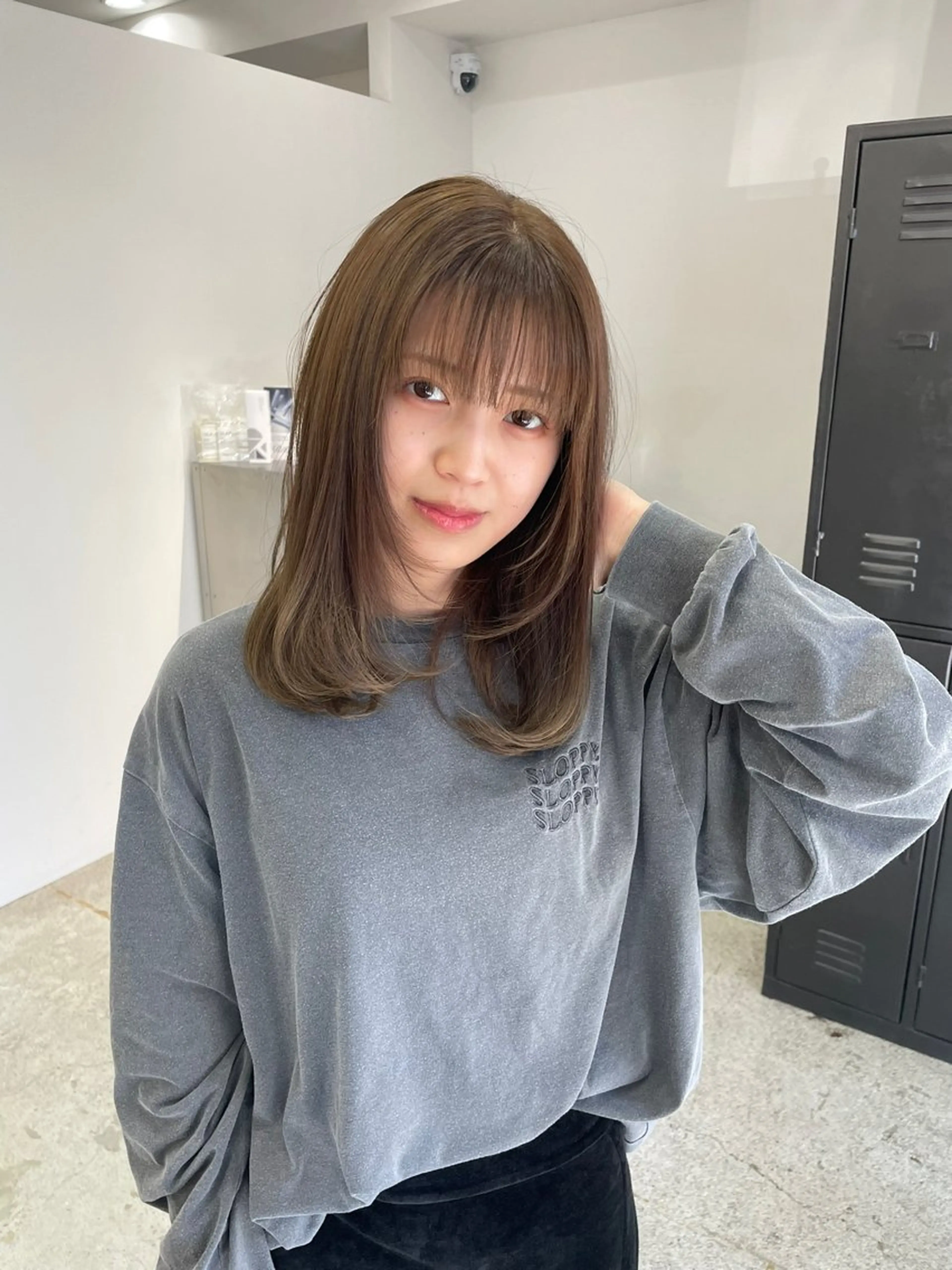 セミロング 藤田 清志のヘアスタイル