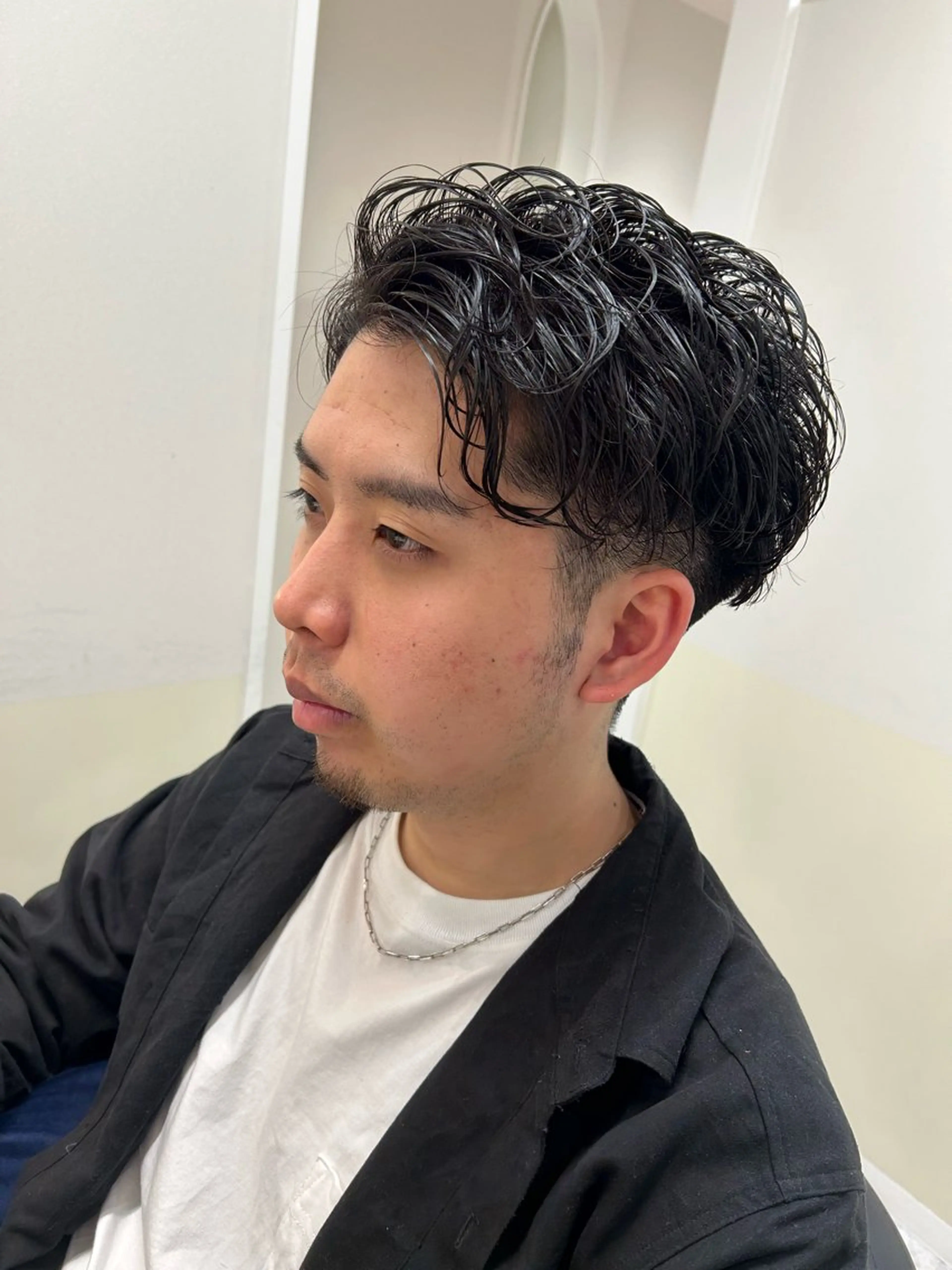 パーマ メンズ メンズパーマ ニュアンスパーマ カット パーマ トリートメント 🩰ニシムラヒカリ 半個室salon♡*のヘアスタイル