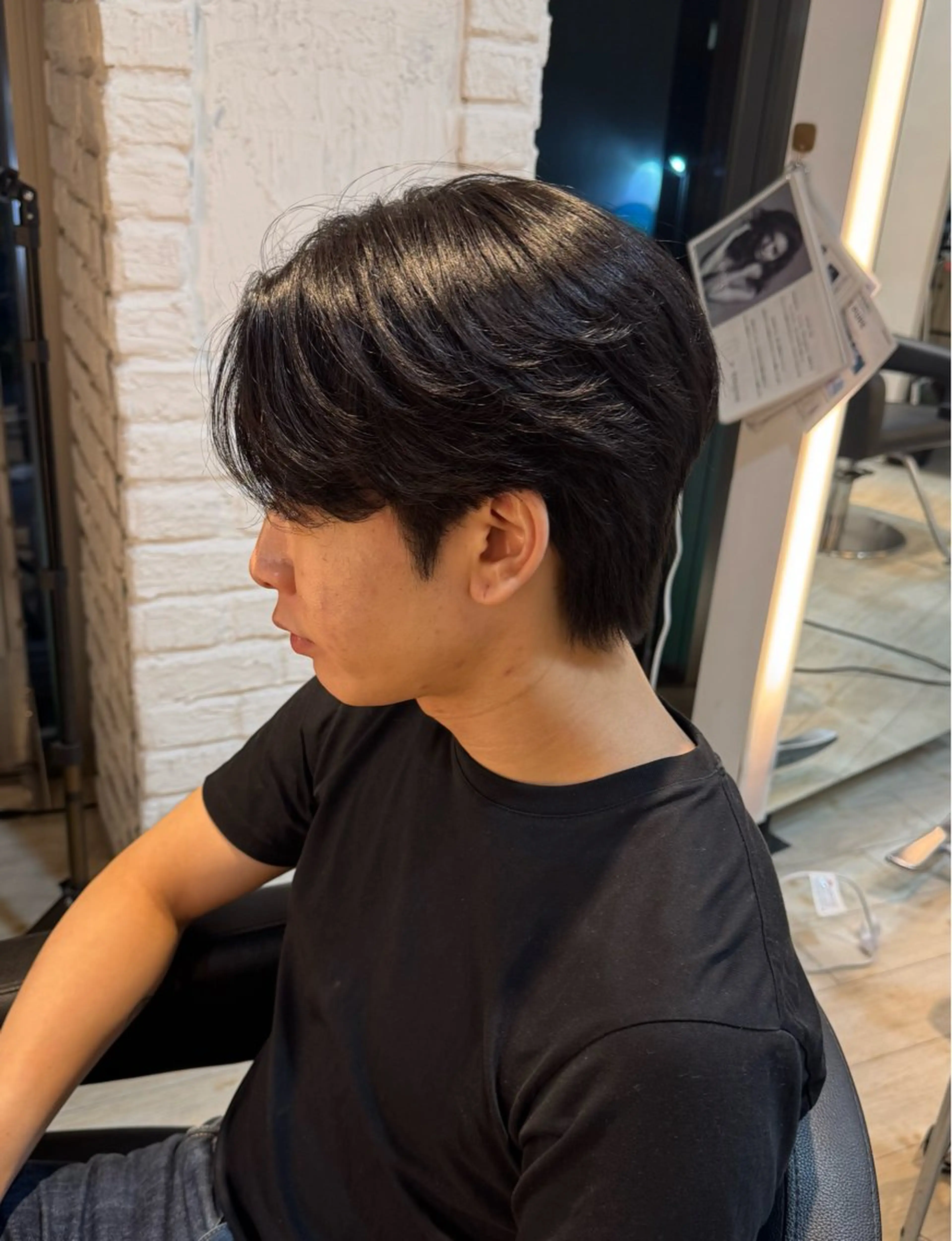 メンズヘアセット (シャンプー込)の写真