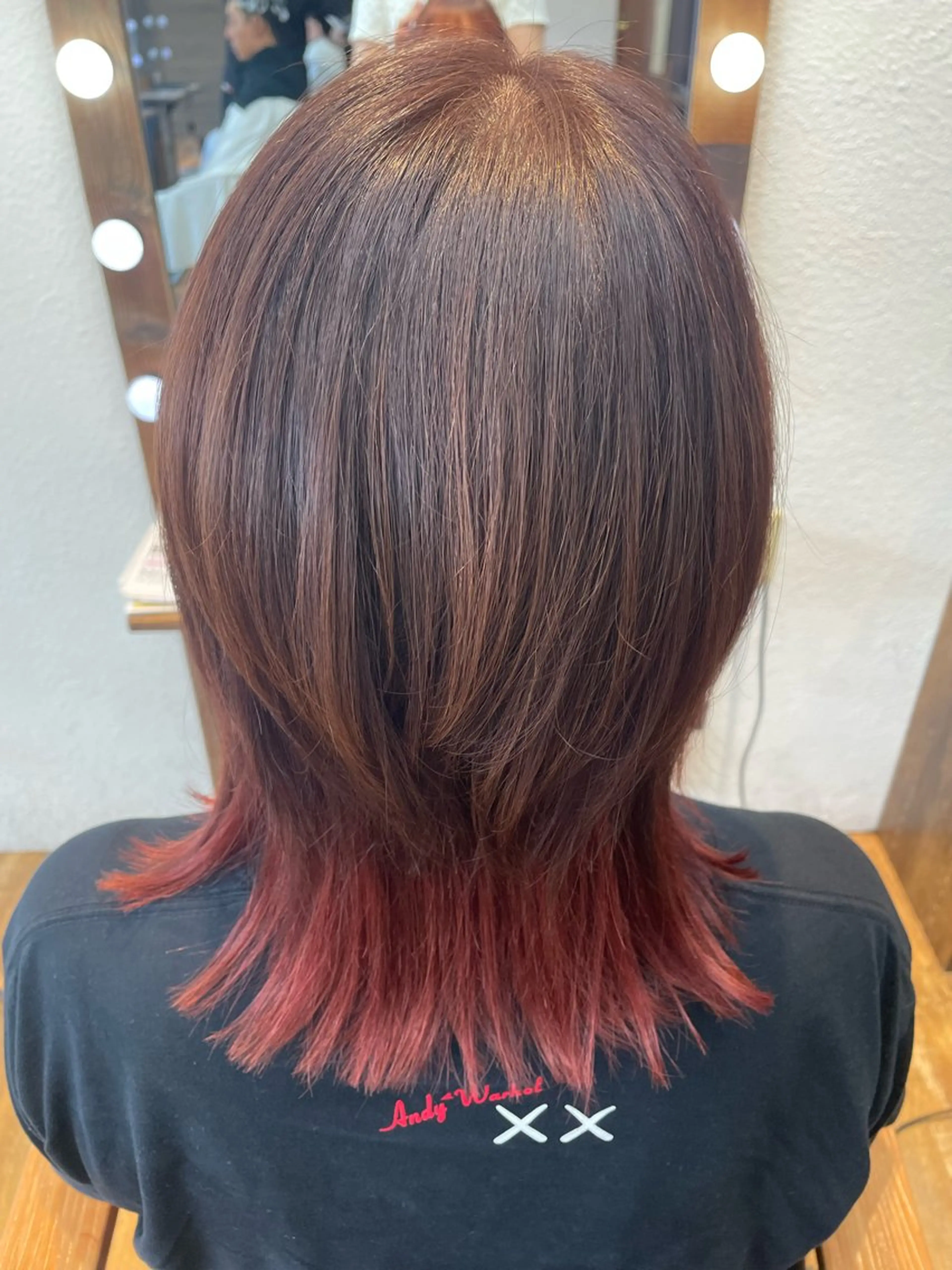 ミディアム カラー レナ┊︎髪質改善 ┊︎シルクストレートのヘアスタイル