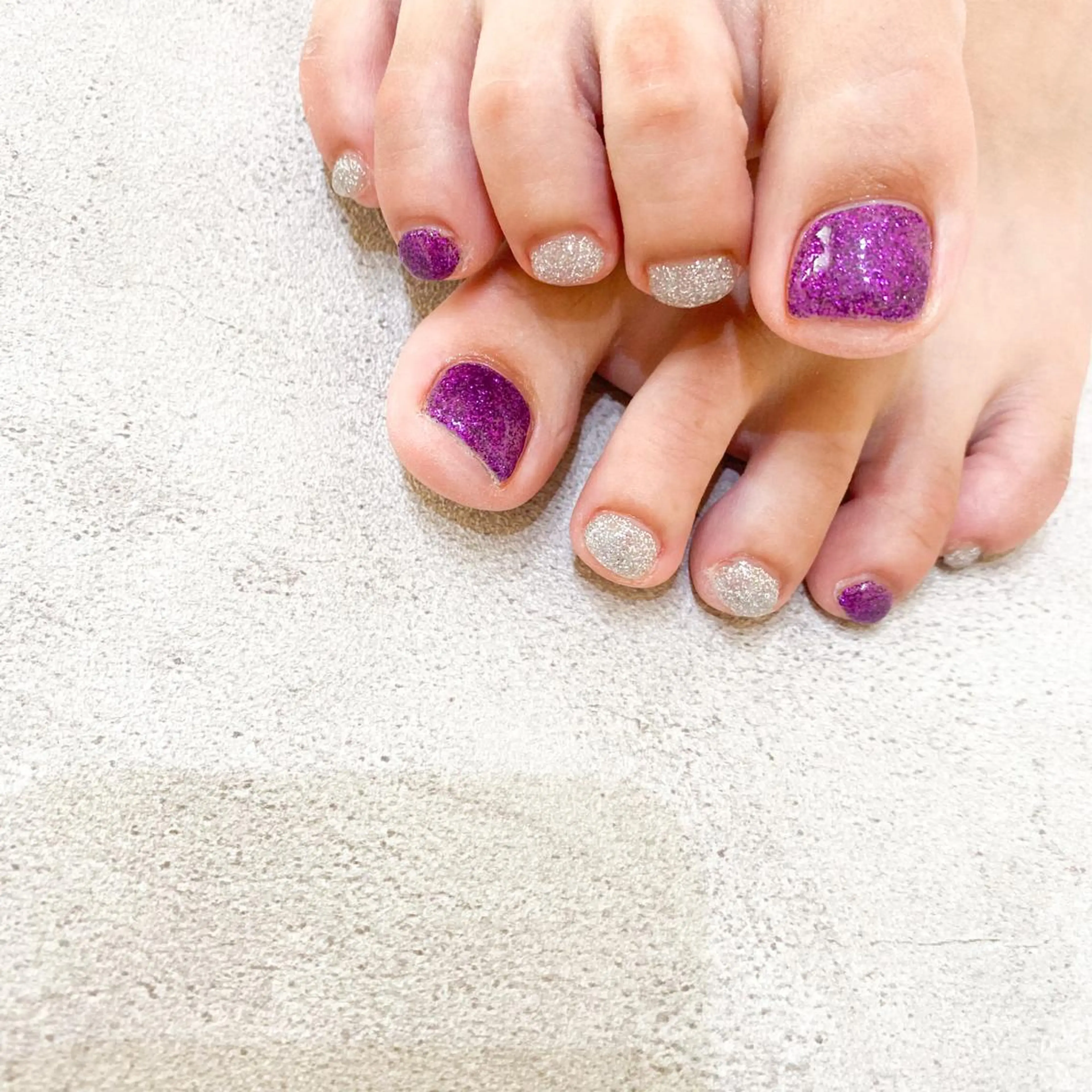 ネイル ゴテゴテ💙ワンホン リオナのネイルデザイン