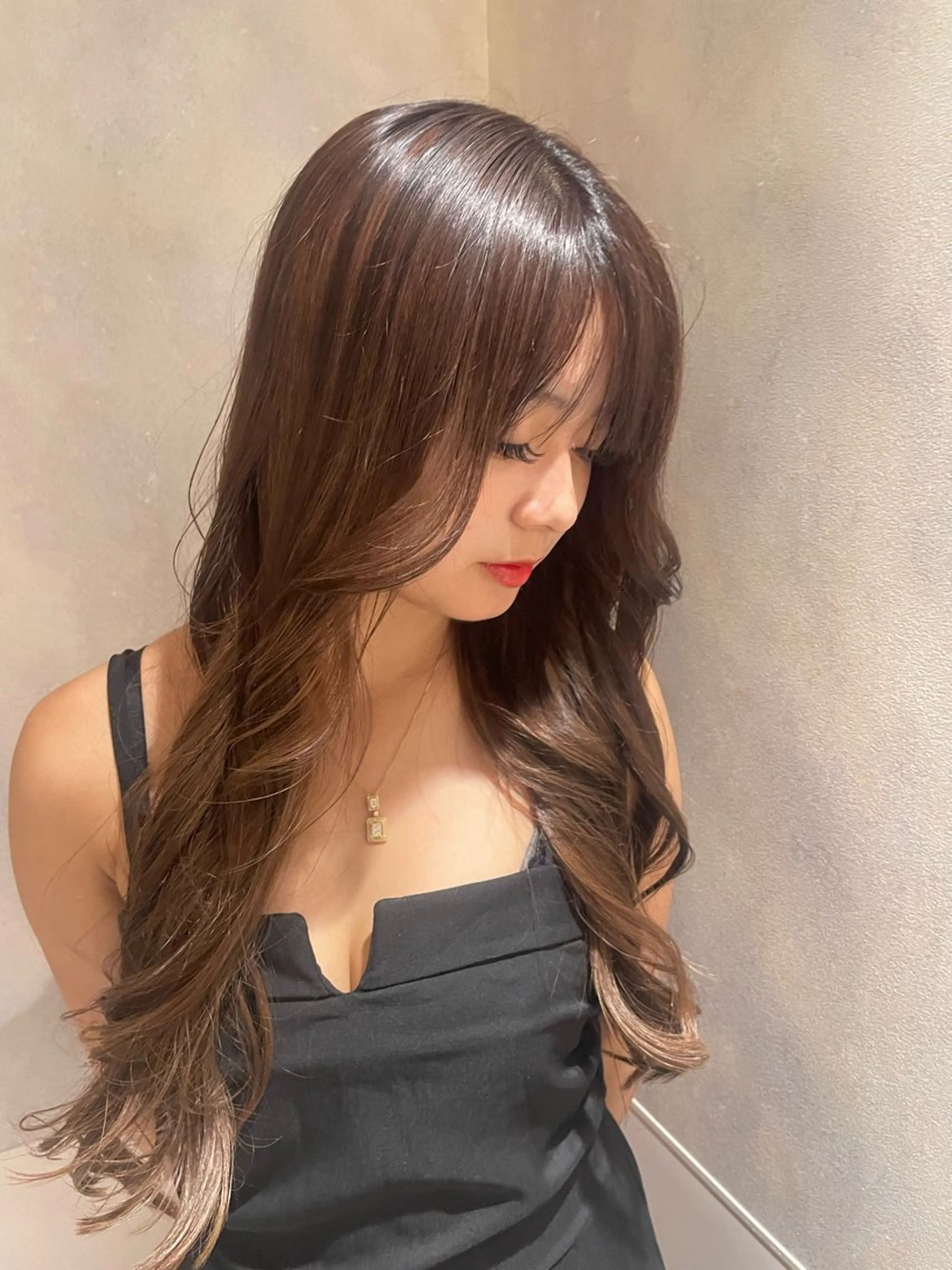 ロング 縮毛矯正/アレンジ FACE。ゆのんのヘアスタイル