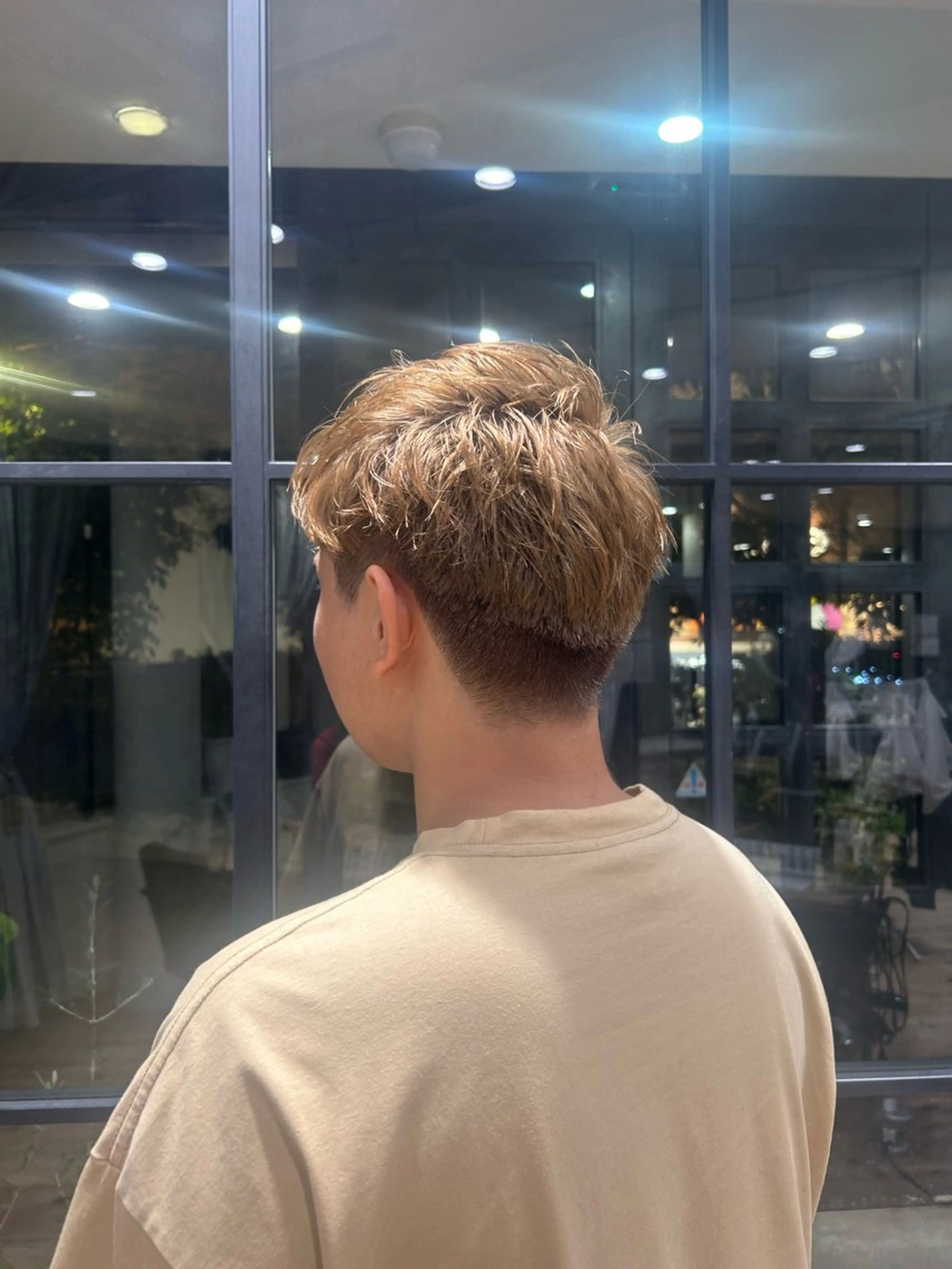 メンズ ボブレイヤー/ ブリーチ/miyuuのヘアスタイル