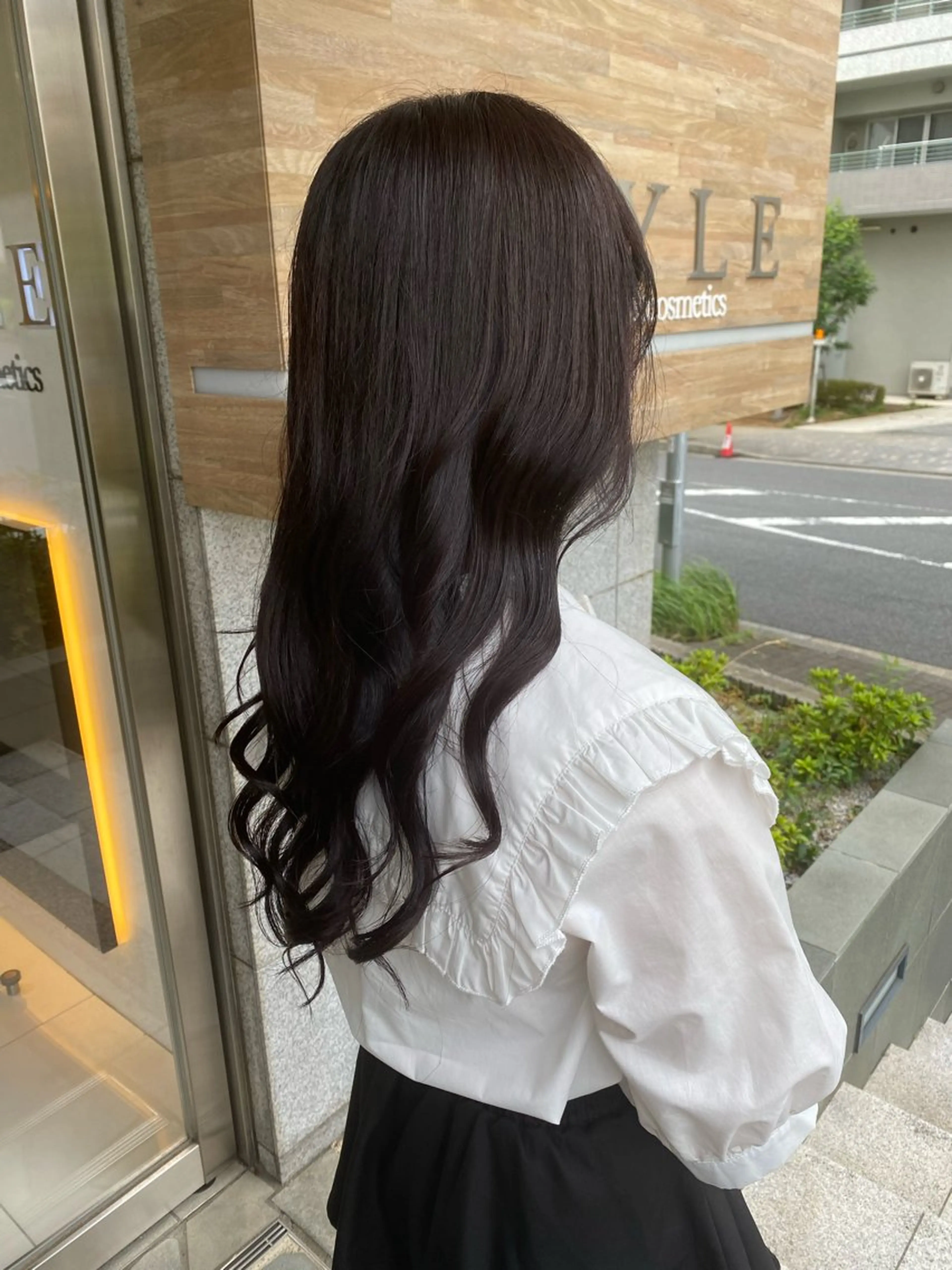 ロング パープルカラー トリートメント 🎼レイヤー/透明感 カラー/nene♬のヘアスタイル