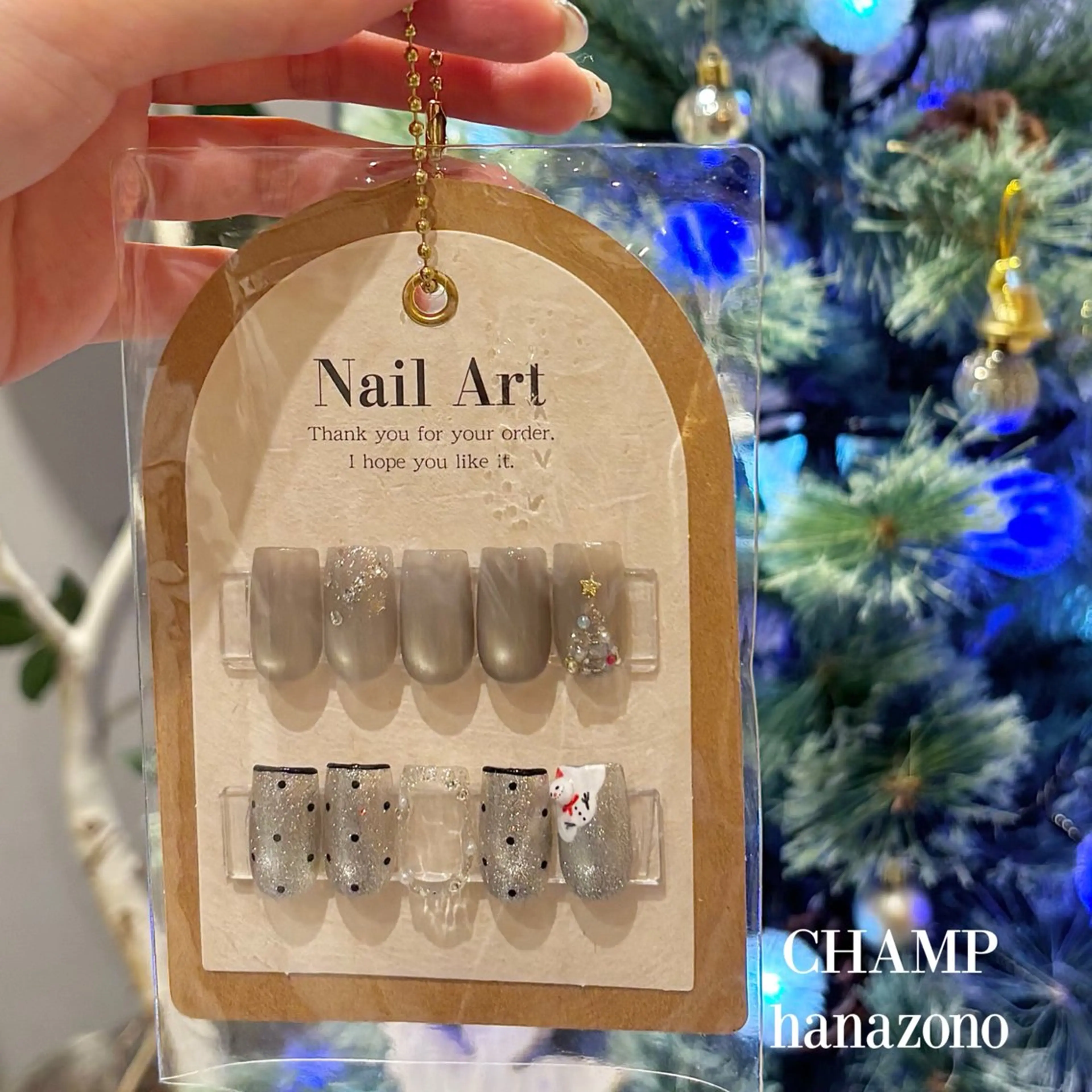 ネイル champ花園 青山優鈴のネイルデザイン