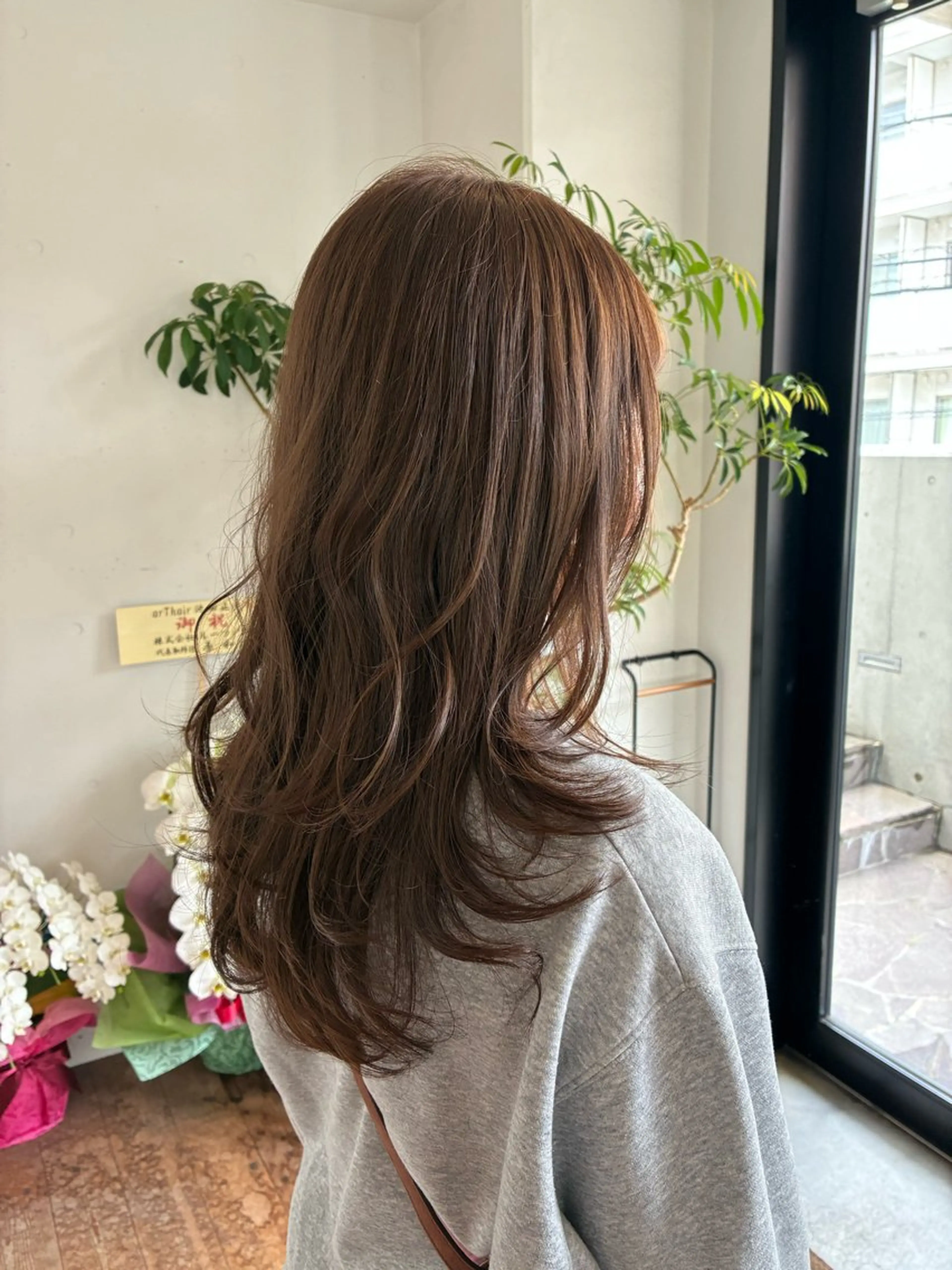 カラー ヘアカラー トリートメント linna / 高槻 /大阪 / 耳ツボのヘアスタイル