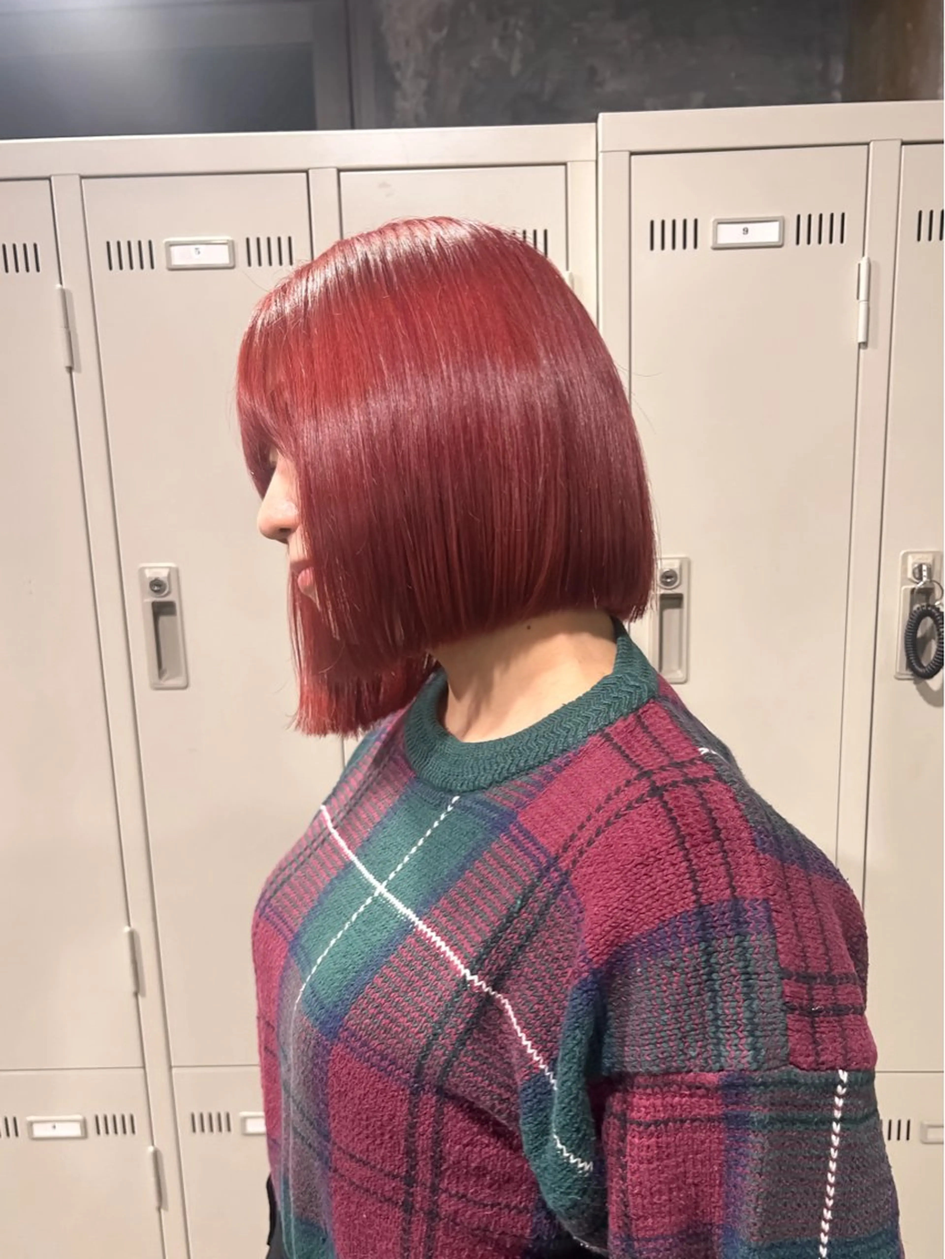 ショート カラー ハイトーンカラー レッドカラー ボブ 【縮毛矯正ブリーチ】 MANATO🌈のヘアスタイル