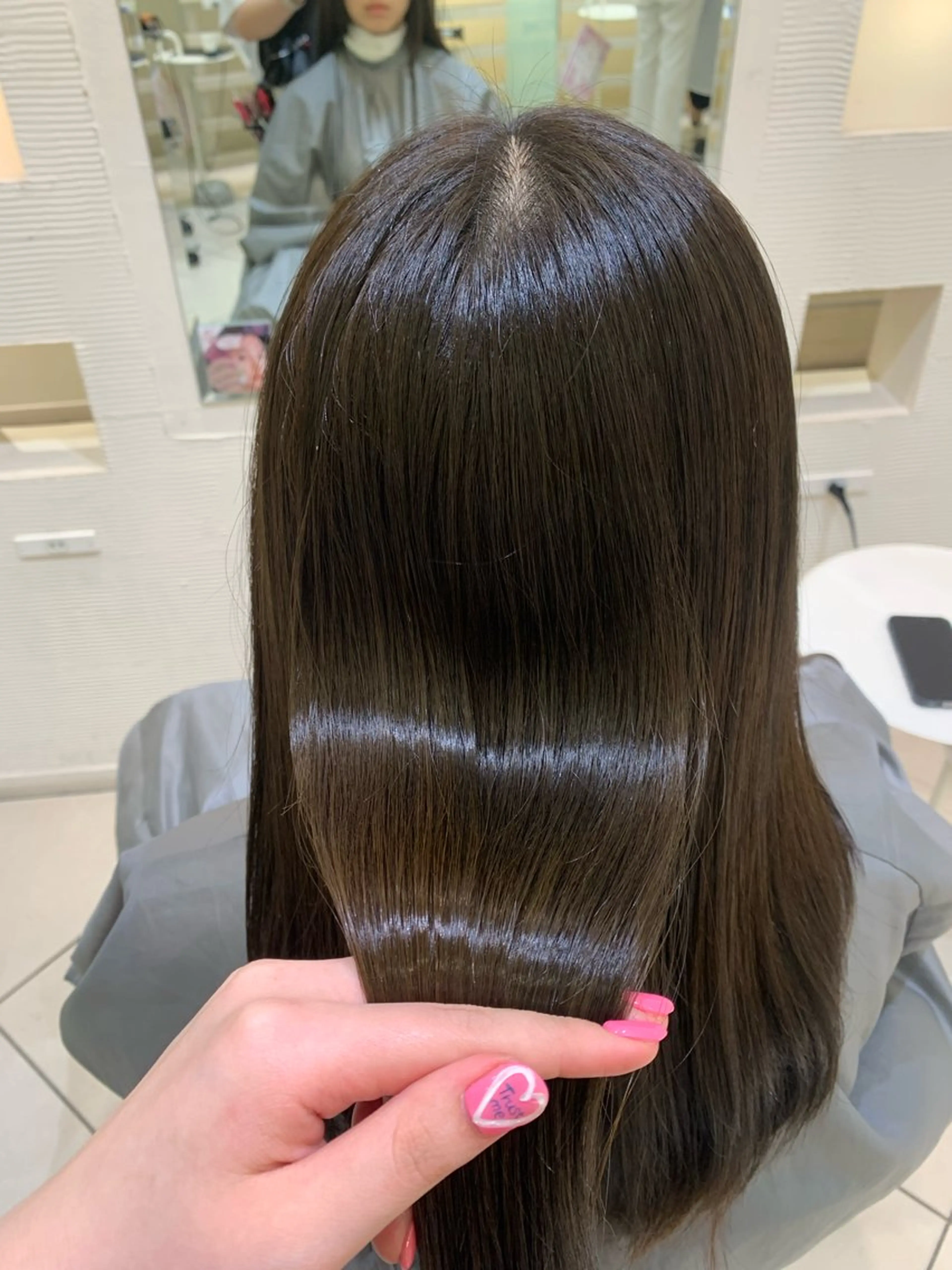 ロング 韓国レイヤー🪽 耳ツボジュエリーのヘアスタイル