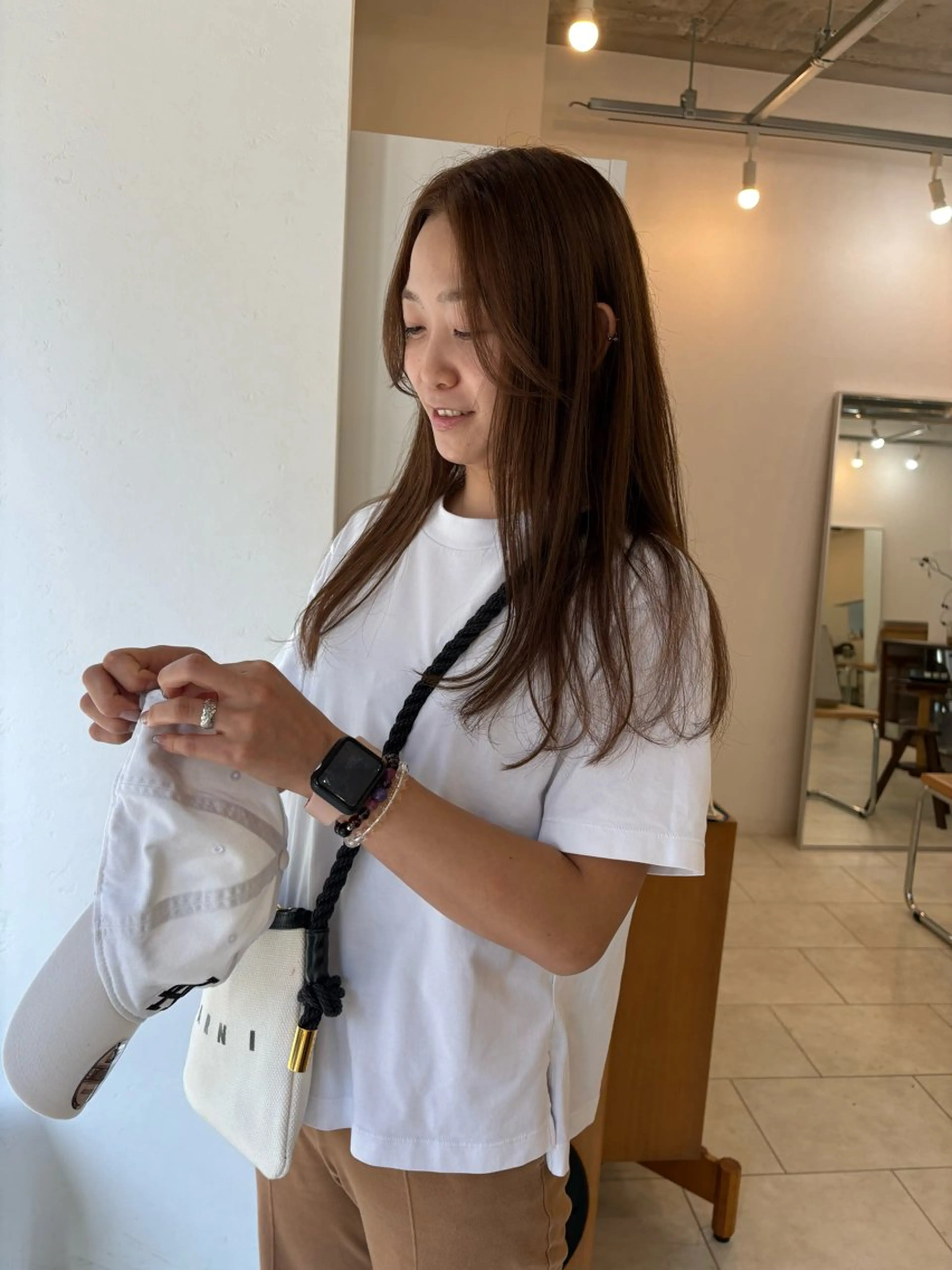 ロング カラー カット ヘアカラー eri kinjoのヘアスタイル