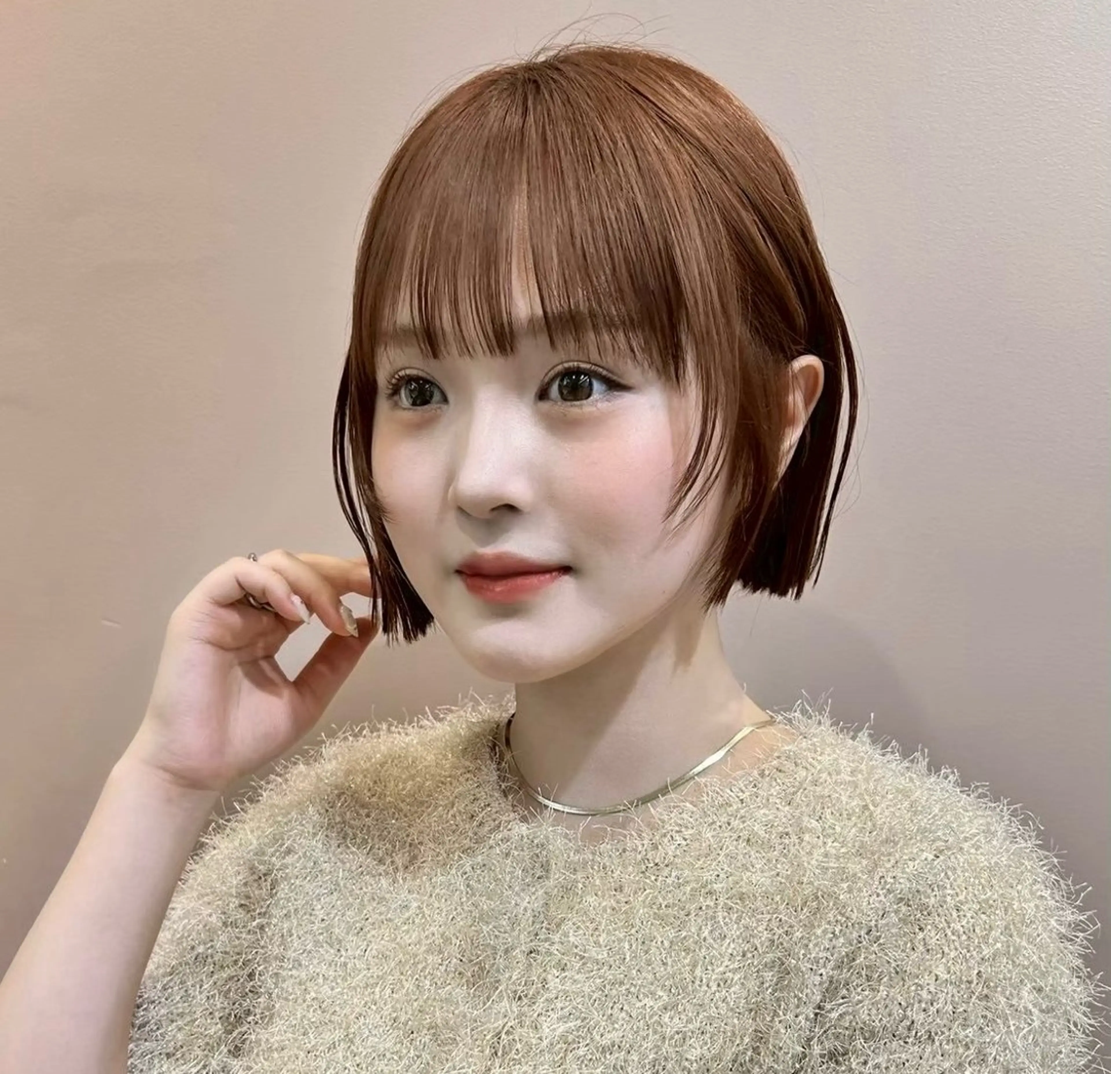 ショート カラー 巻ける縮毛矯正/ボブ 小顔カット大和田拓夢のヘアスタイル