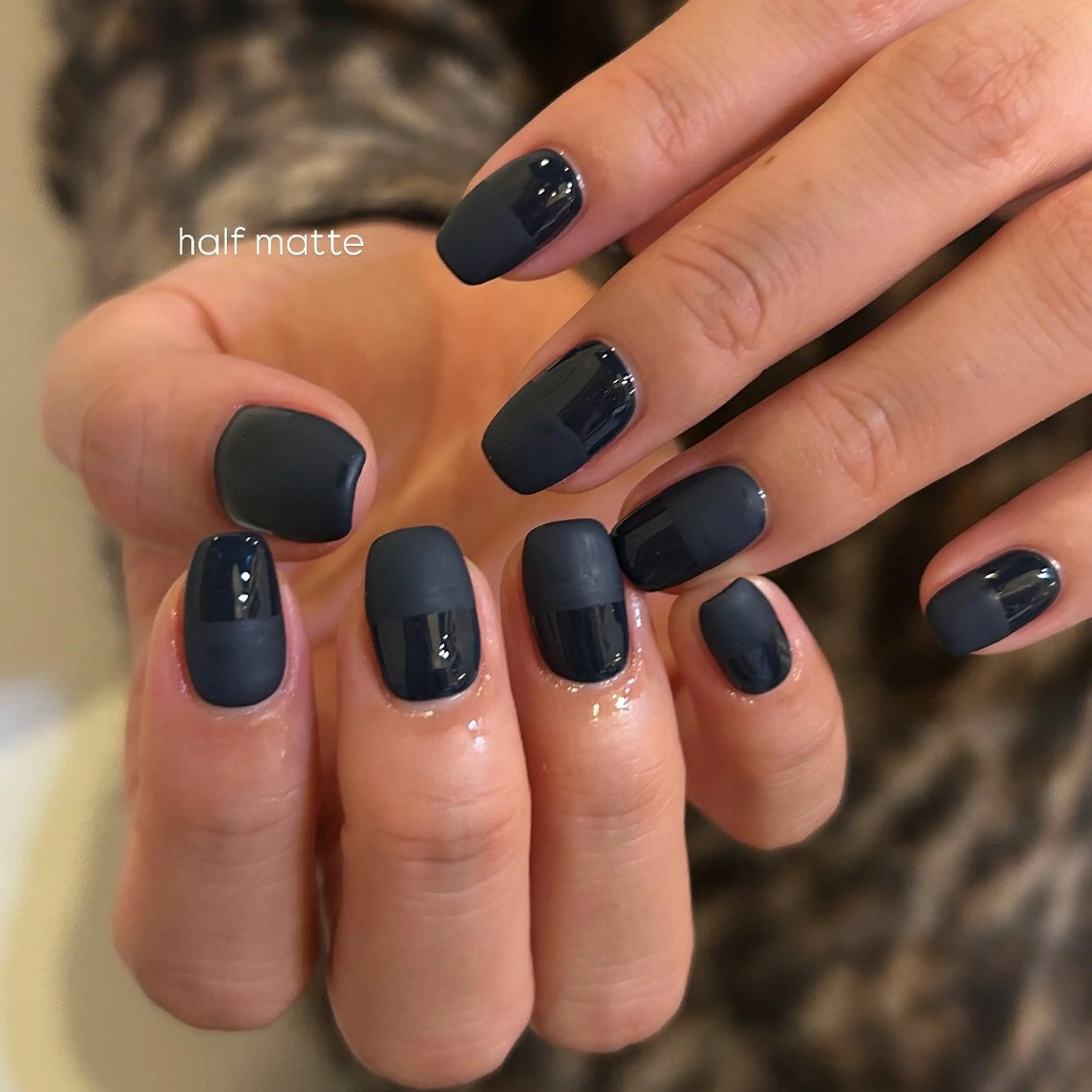 ネイル マットネイル Yumi シンプルネイルのネイルデザイン