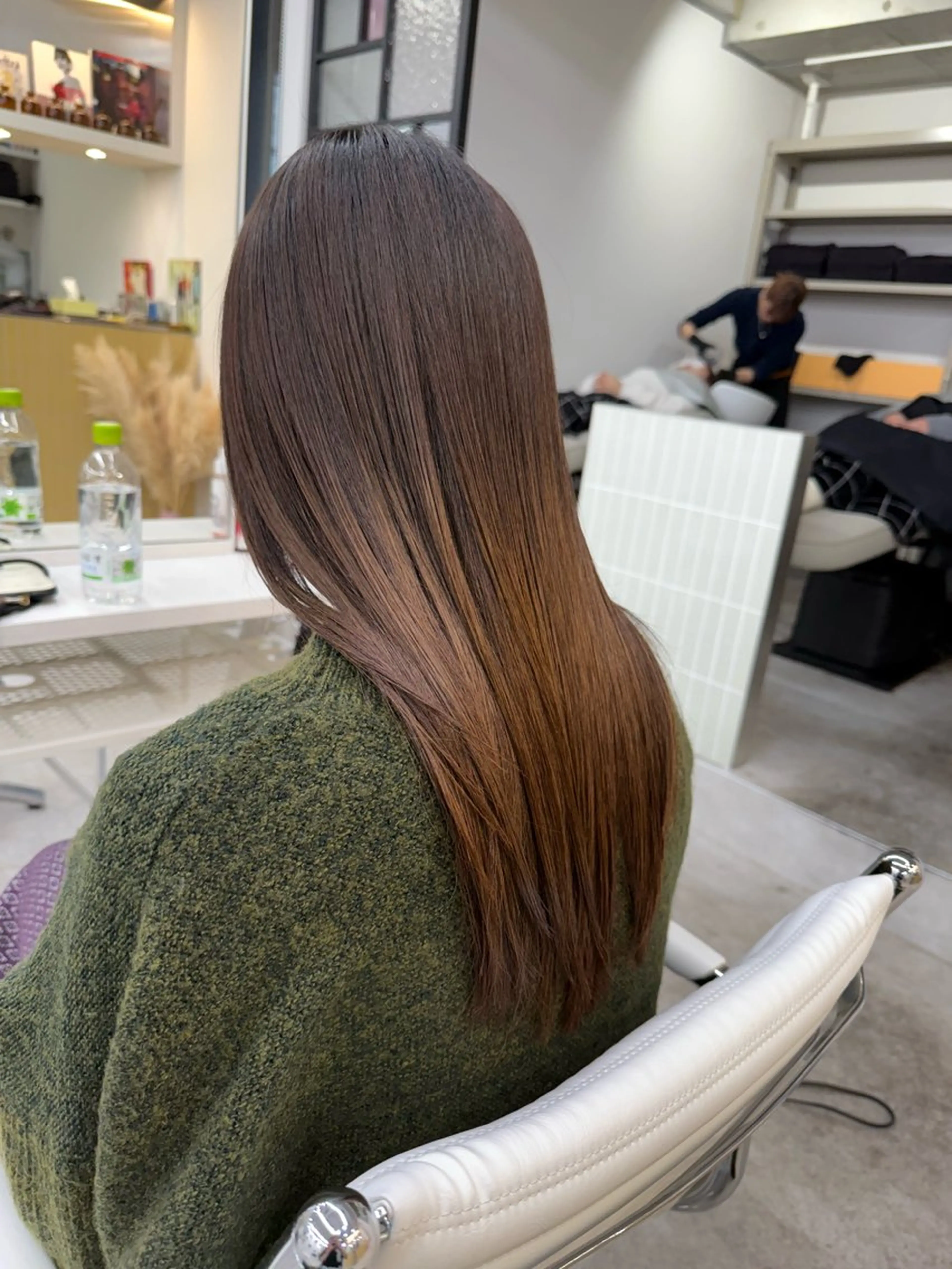 ロング パーマ ショートボブ ボブ ロング トリートメント 國井 廉のヘアスタイル