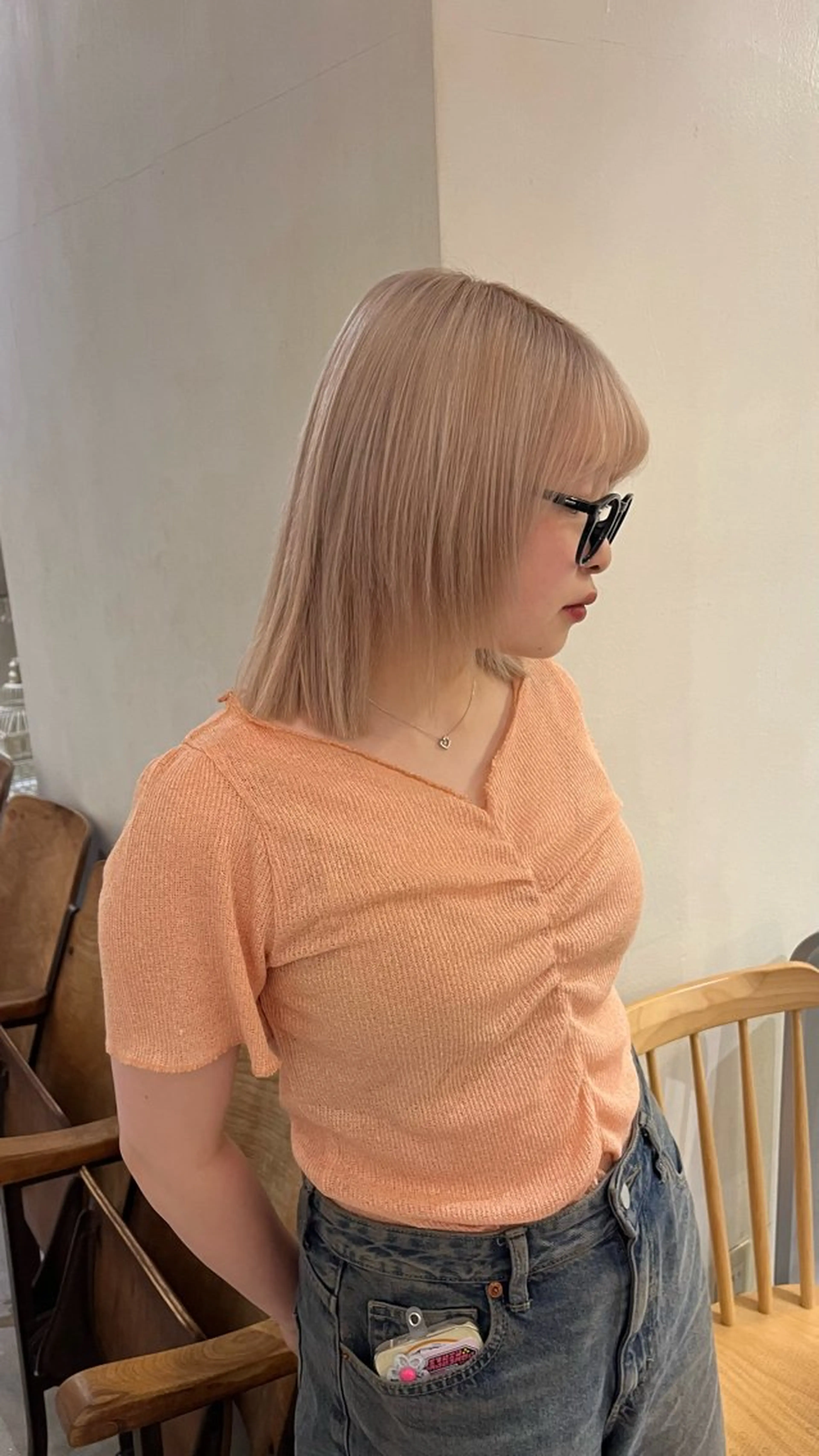 カラー ブロンド Cloe 中目黒【クロエナカメグロ】所属・ハイトーン/暖色 カラー/maoのヘアスタイル