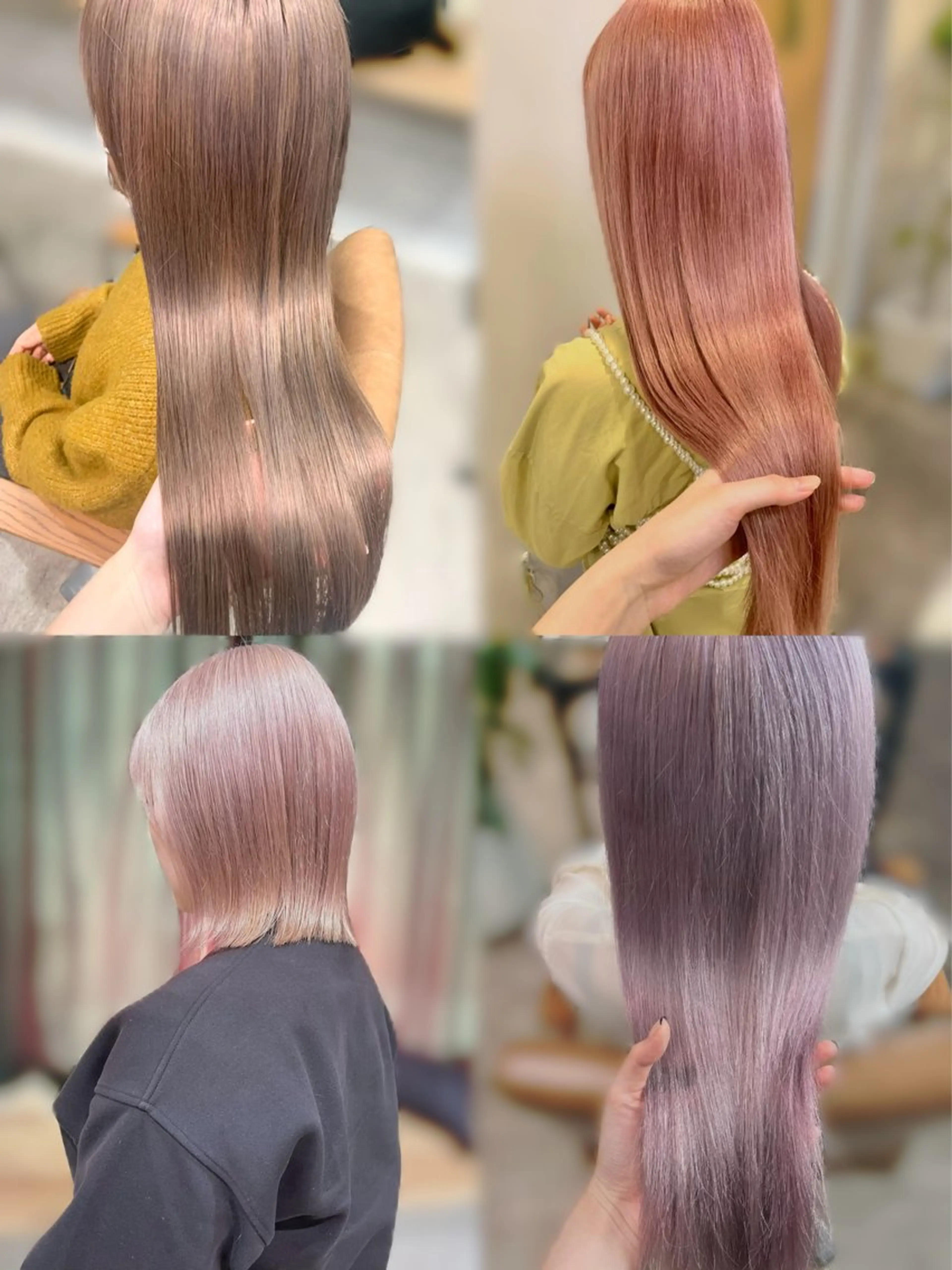 ロング カラー ヘアカラー 佐伯 美麗のヘアスタイル