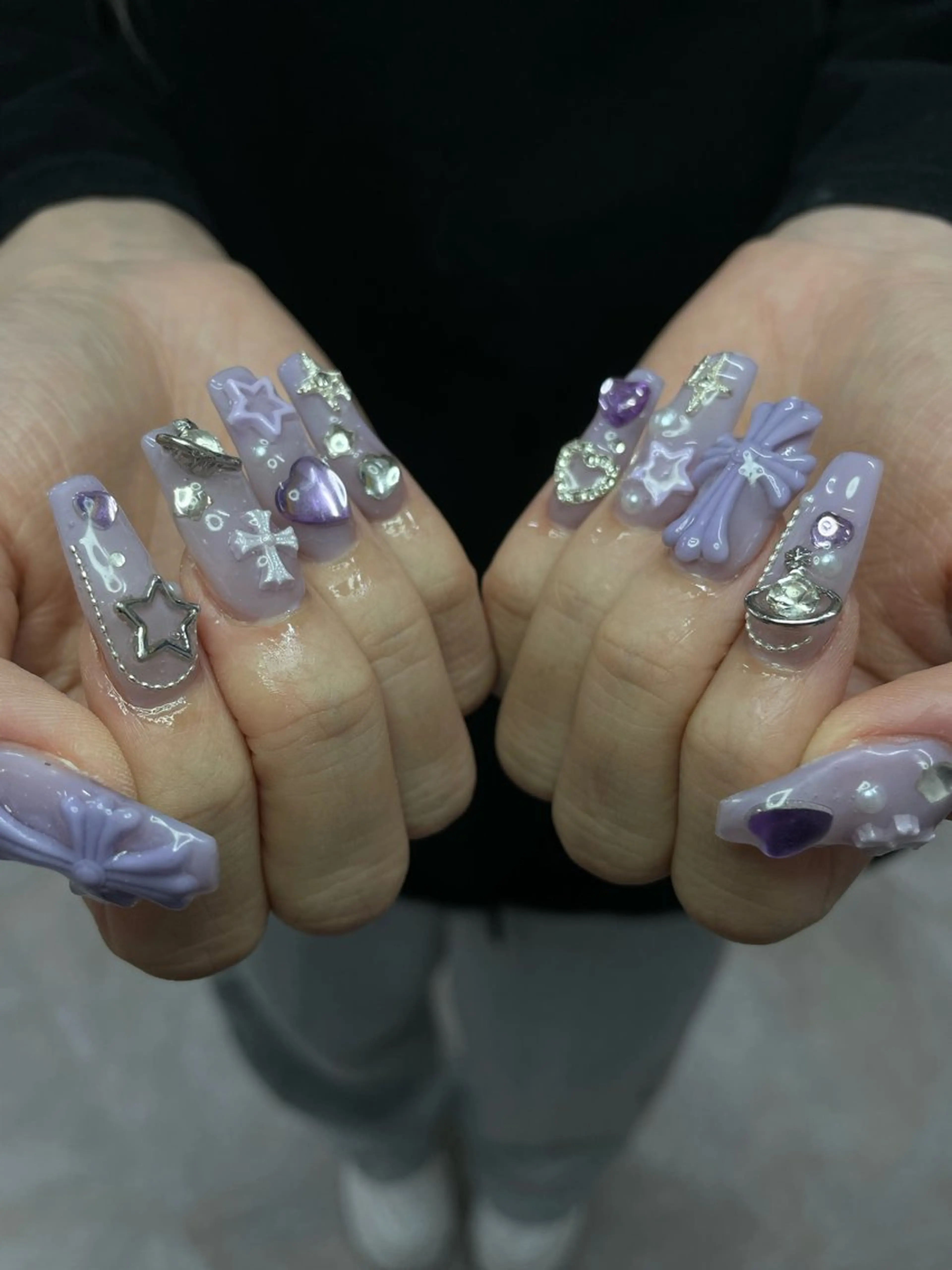 ネイル ハンドネイル ひめか🫁 推し概念・個性派のネイルデザイン