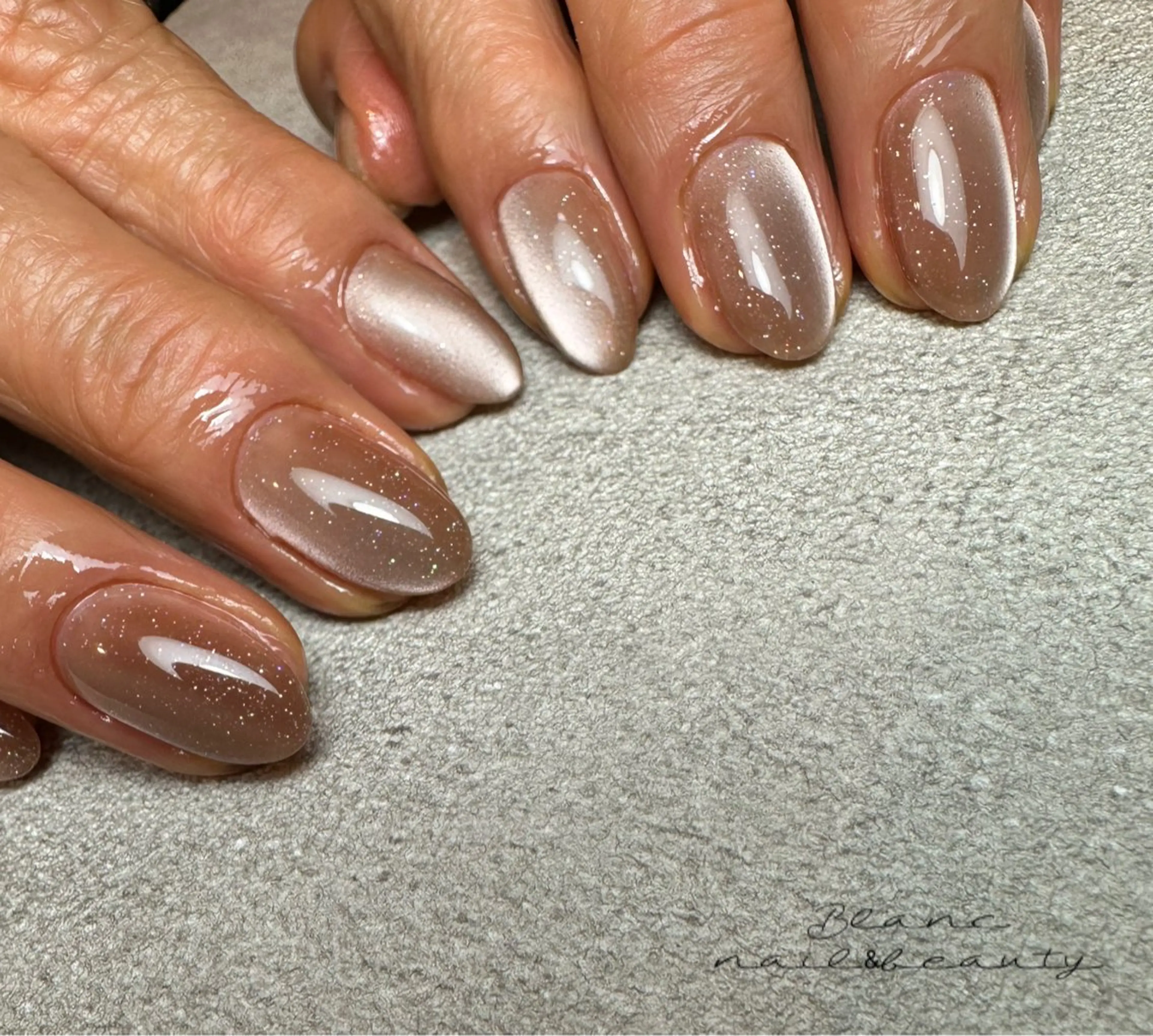 ネイル マグネットネイル Blanc ブランのネイルデザイン