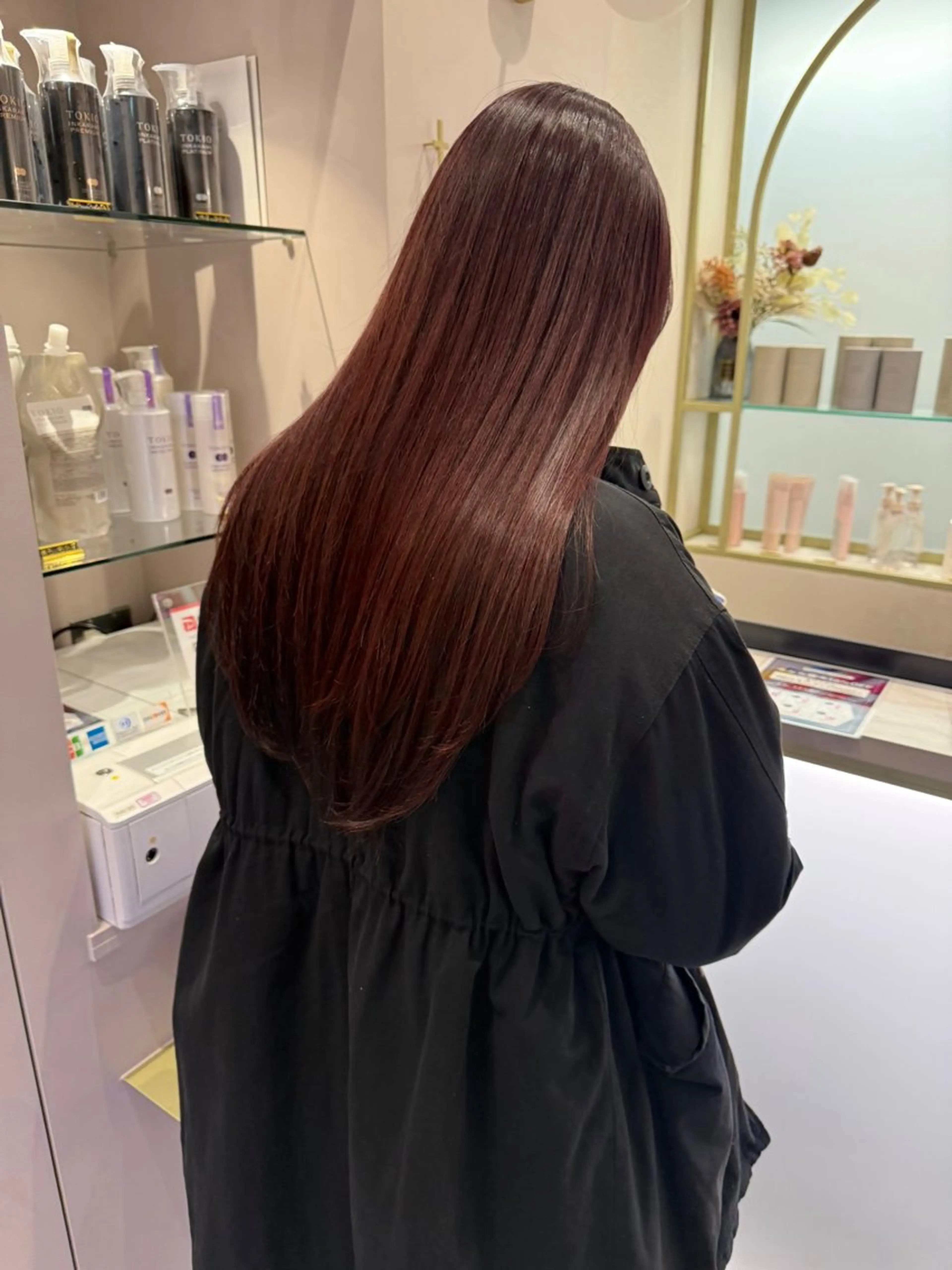 ロング カラー カット ヘアカラー トリートメント 暖色/オリーブカラー /中村未来🍒🫒のヘアスタイル