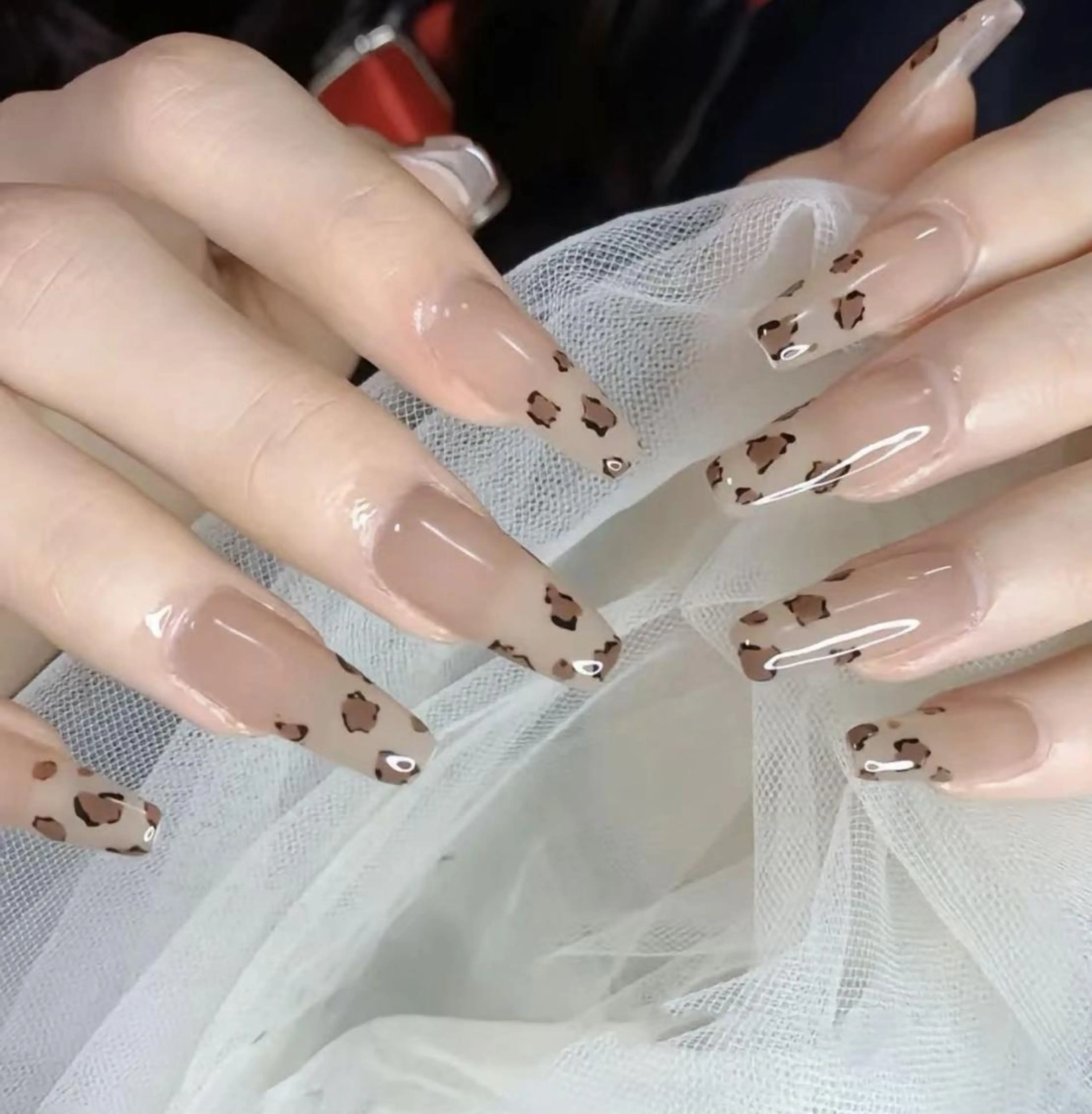 ネイル アートネイル 長さ出し ネイルチップ Queens ひなのネイルデザイン