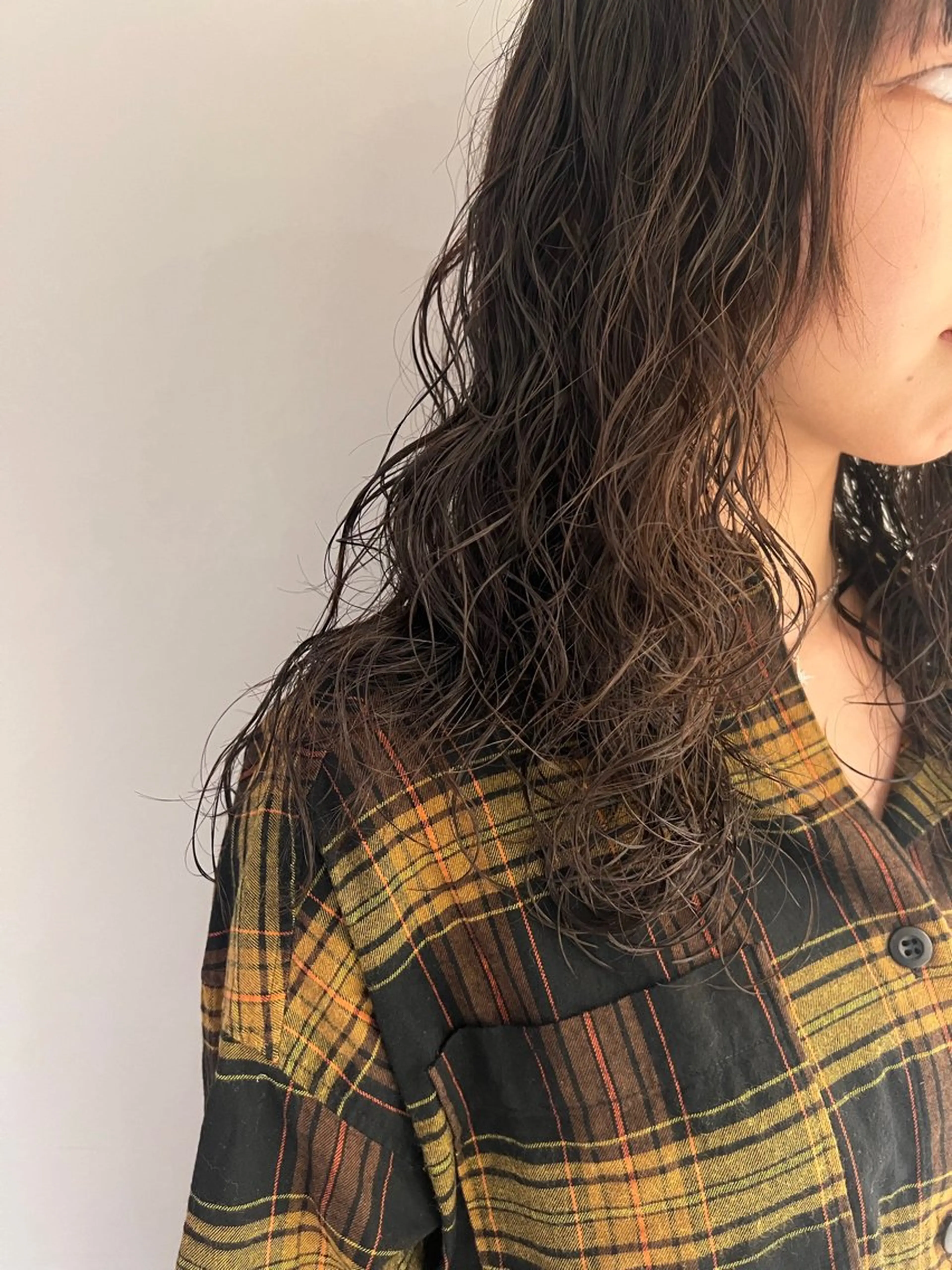 ミディアム カラー パーマ カット パーマ トリートメント YUMA/レイヤー/ 似合わせ/パーマのヘアスタイル