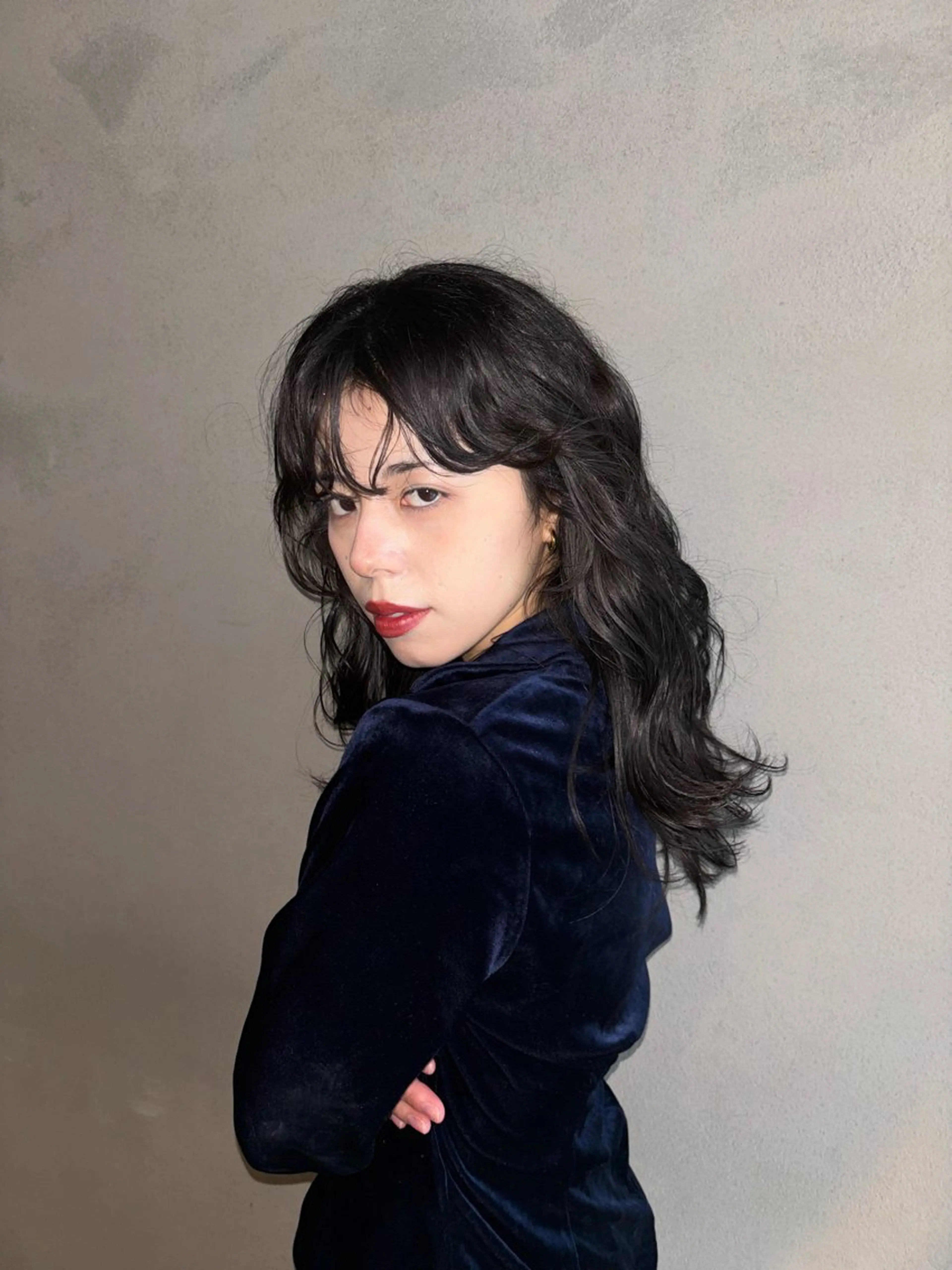 ミディアム カラー marino マリノのヘアスタイル