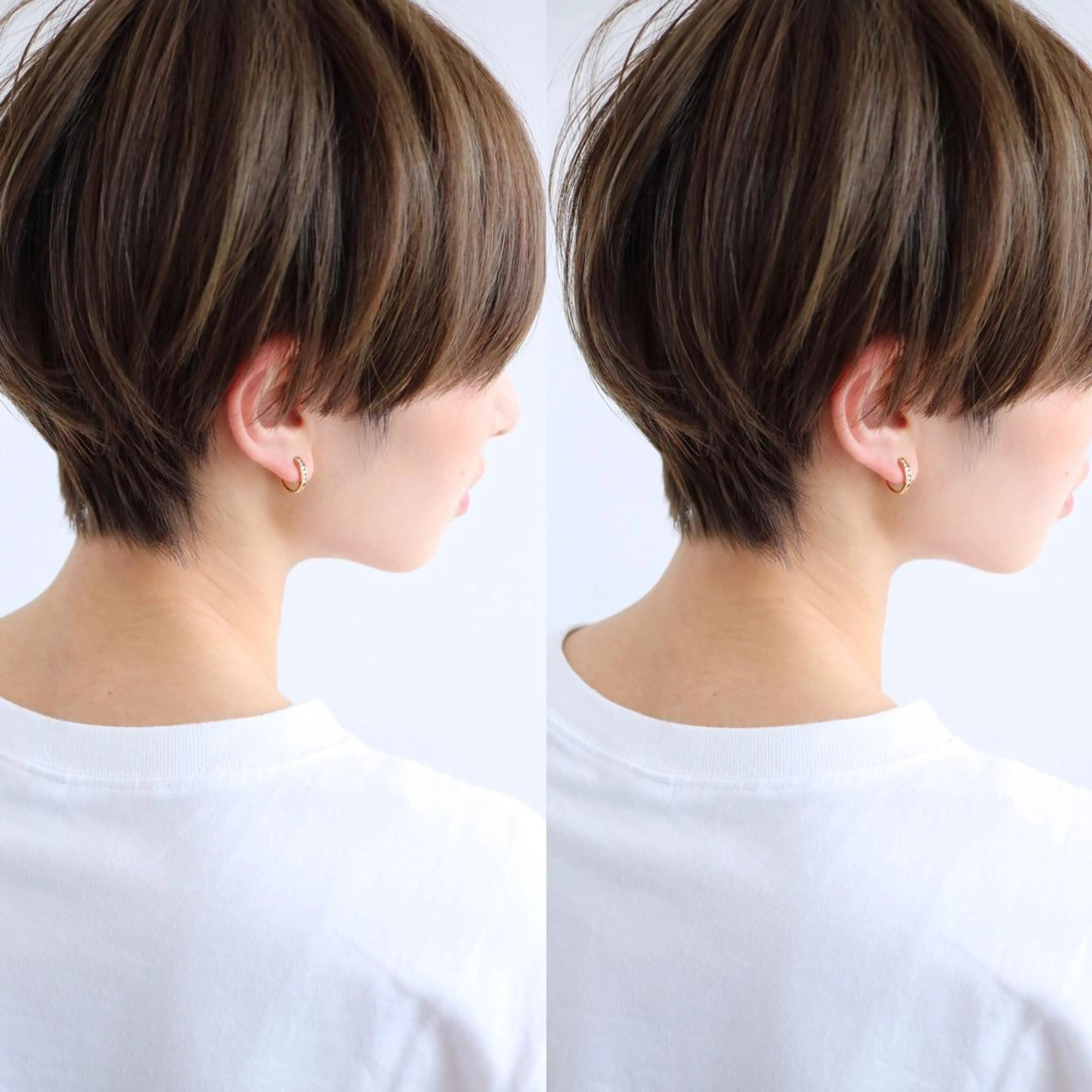 ショート カット ヘアカラー 北谷 安博のヘアスタイル