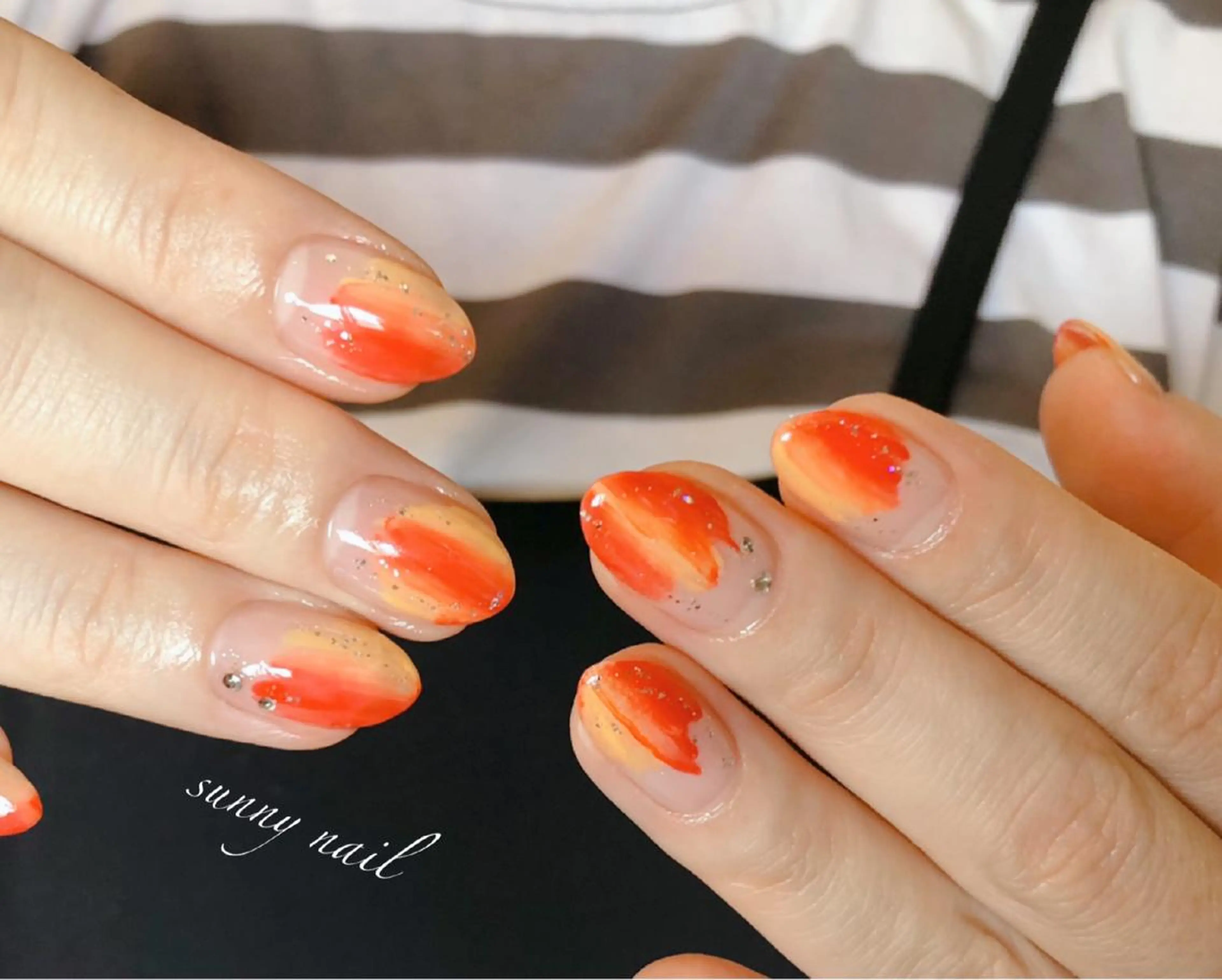 ネイル 赤色 sunny nailのネイルデザイン