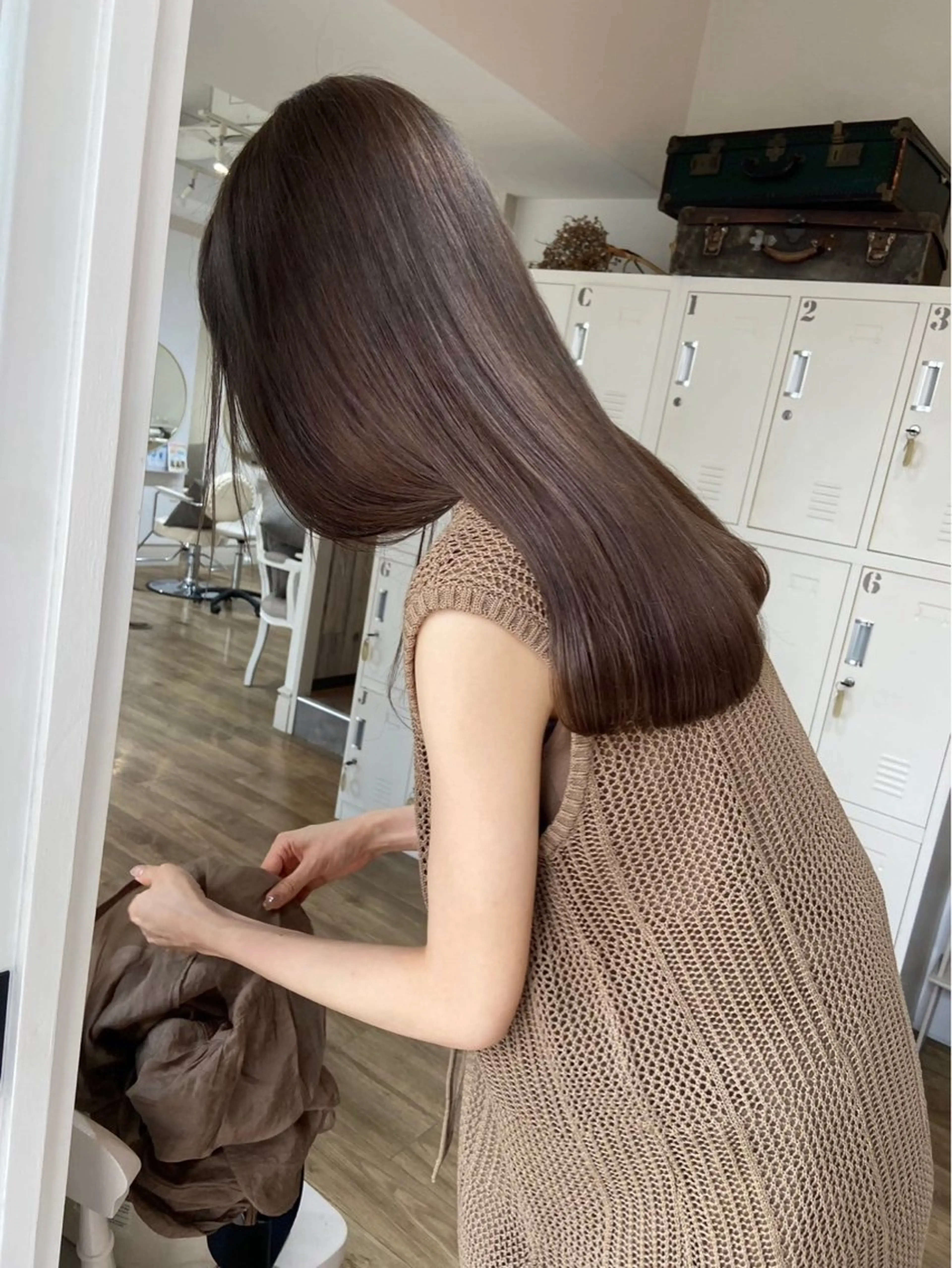ロング mio♡ベージュ特化 🎀透明感カラーのヘアスタイル