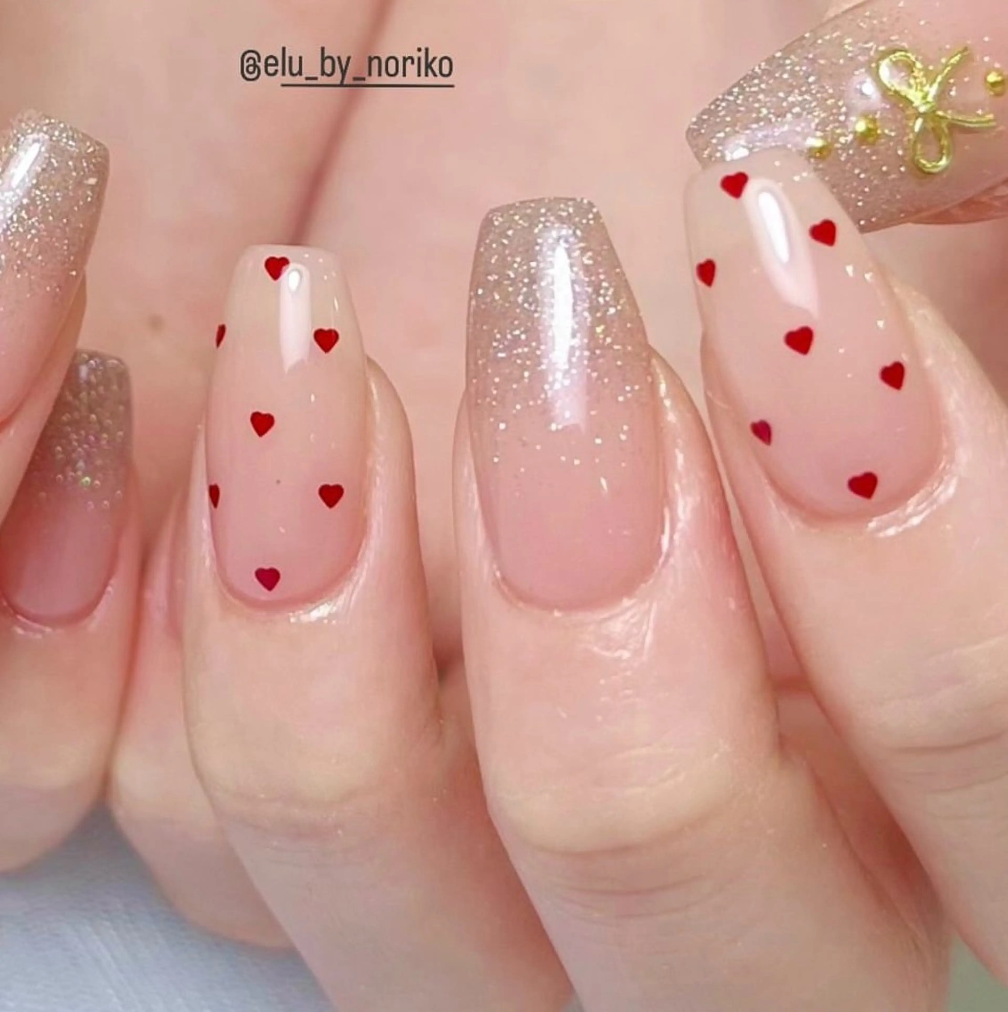 ネイル ハート élu by Noriko 前原のネイルデザイン