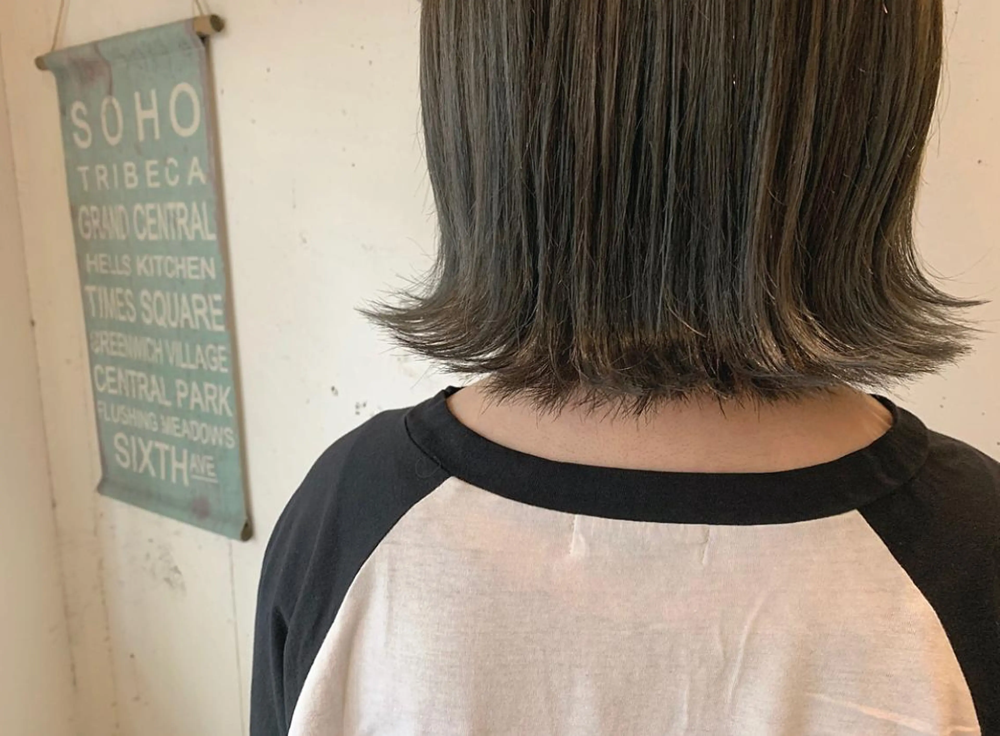 ミディアム カラー ヘアカラー たかいわ みきのヘアスタイル