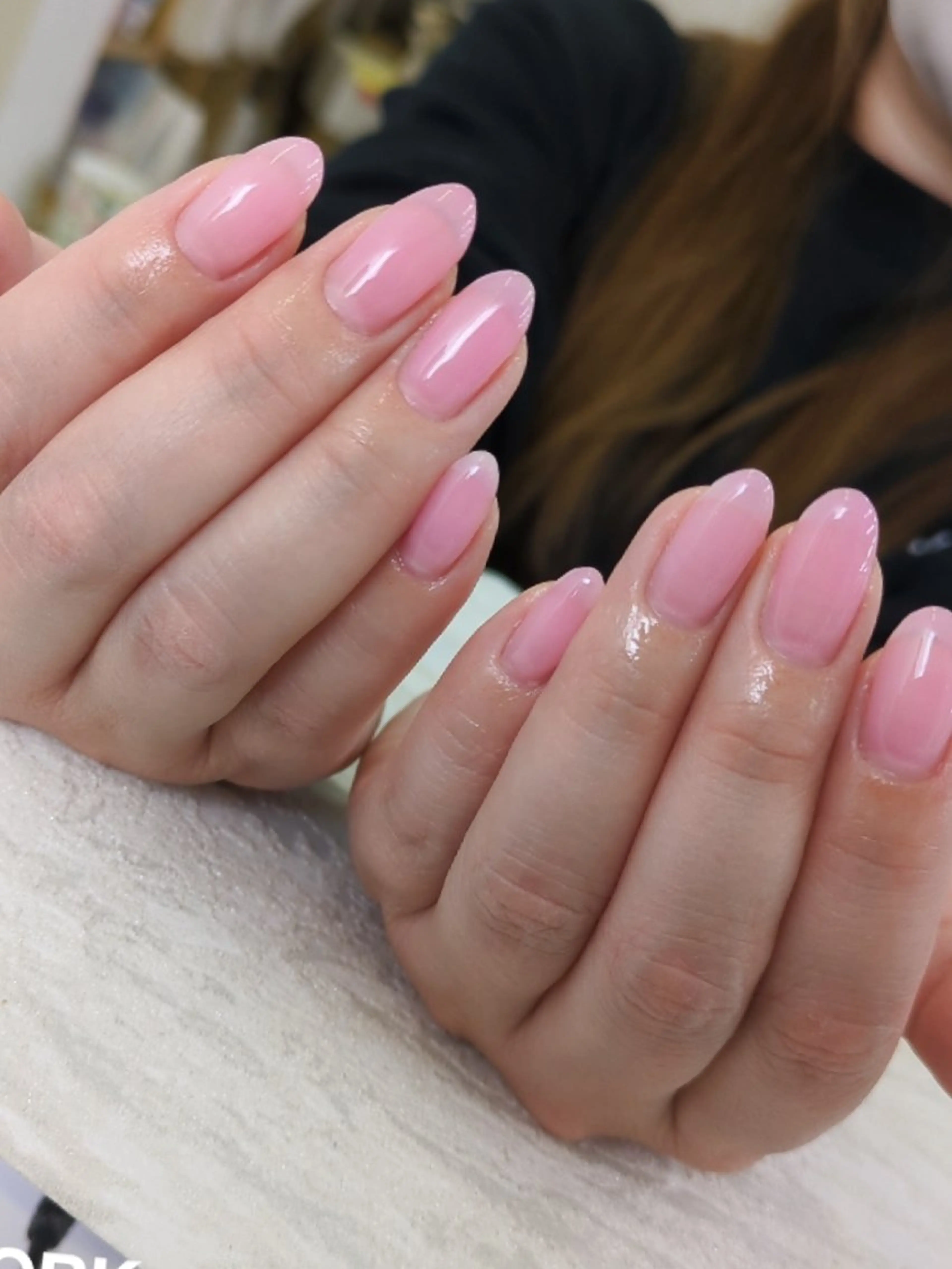 ネイル ワンカラーネイル ピンク ハンドネイル  SOLEIL 小玉の眉毛・アイブロウイメージ