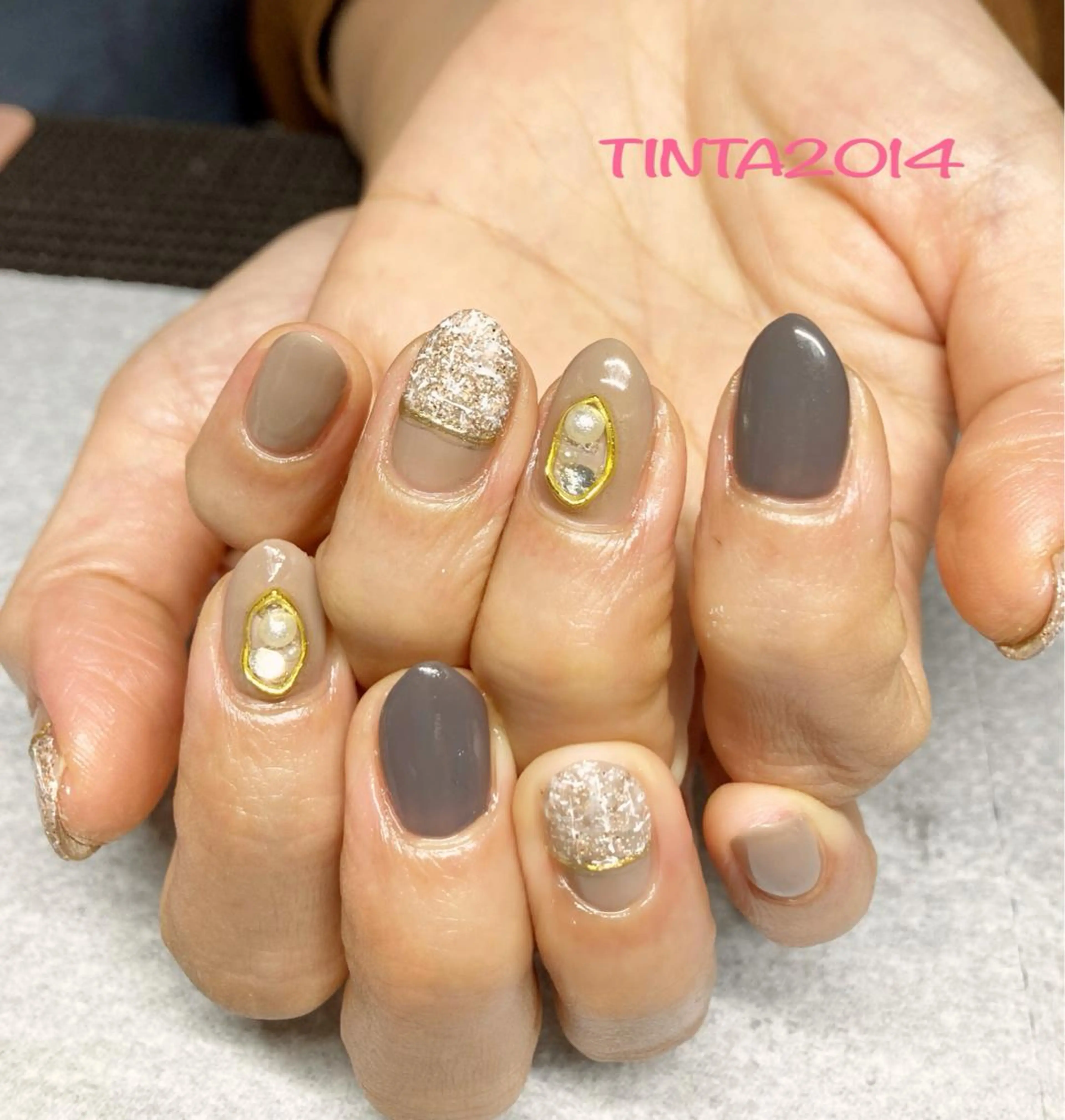 ネイル ハンドネイル ネイルサロン ティンタ所属・馬場 典子のネイルデザイン