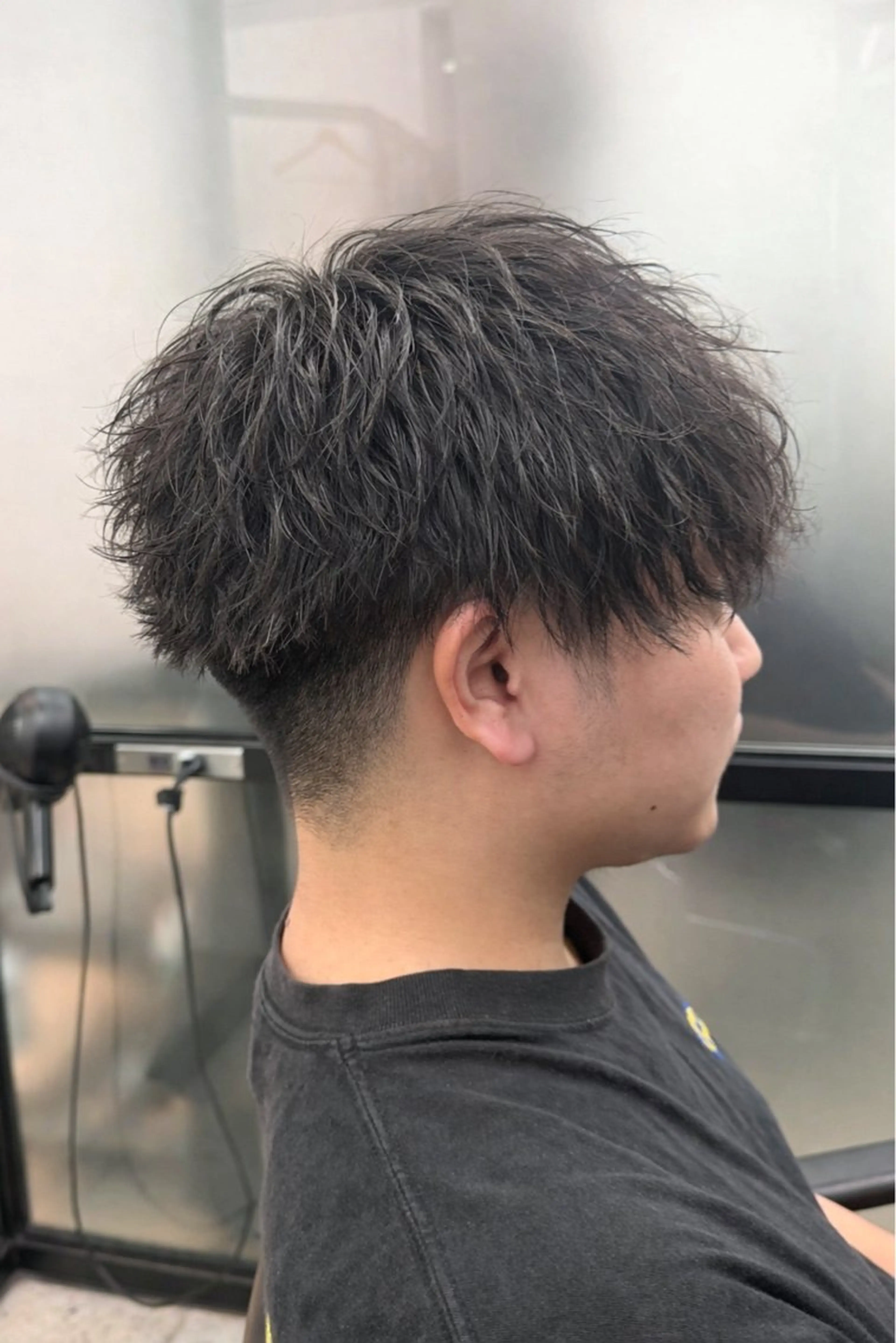 パーマ メンズ メンズパーマ カット パーマ ラフなパーマ 石川雄麻のヘアスタイル