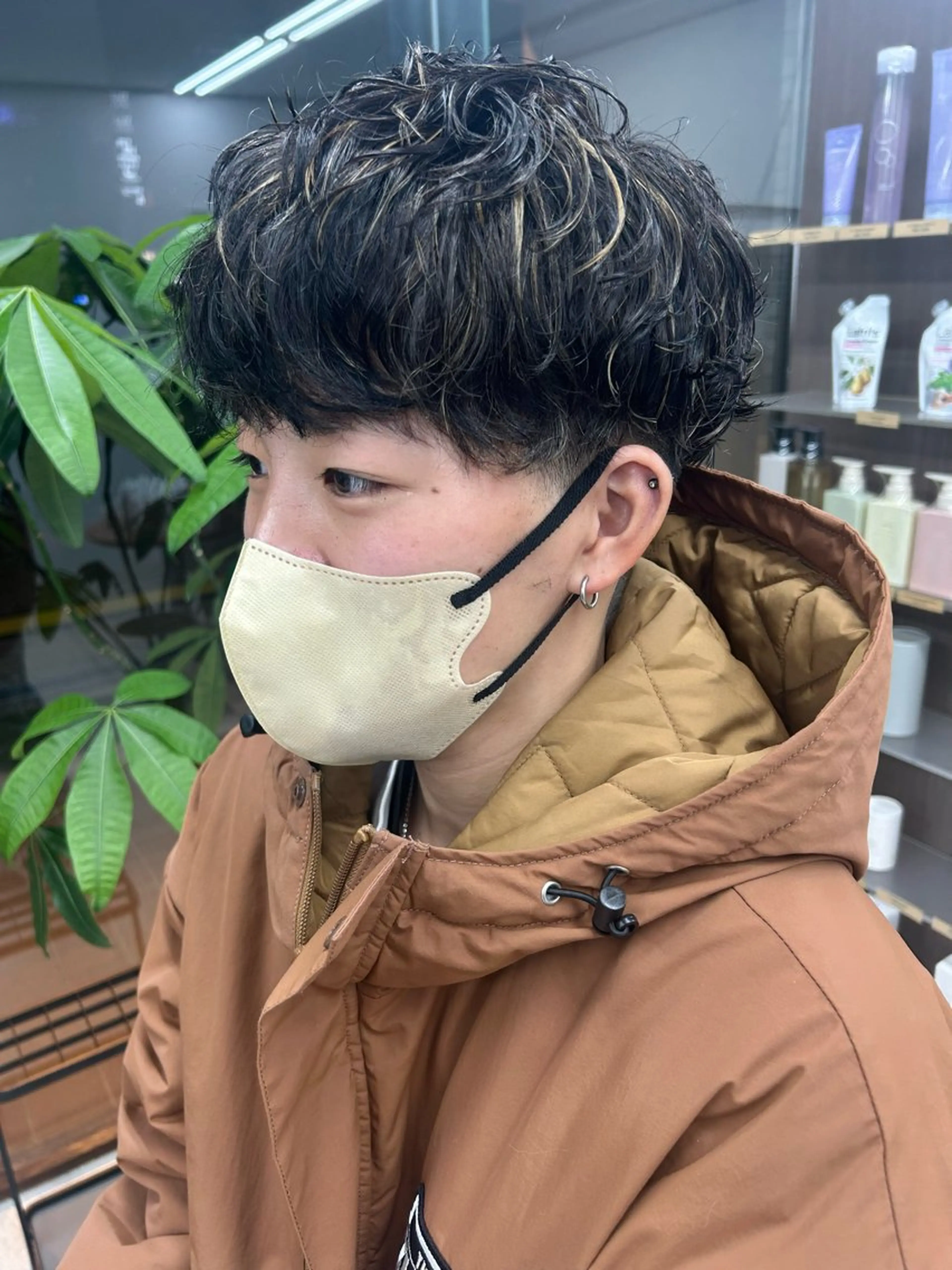 ショート パーマ メンズ メンズメッシュ メンズパーマ スパイラルパーマ メンズパーマの達人 / タカシマダイスケのヘアスタイル