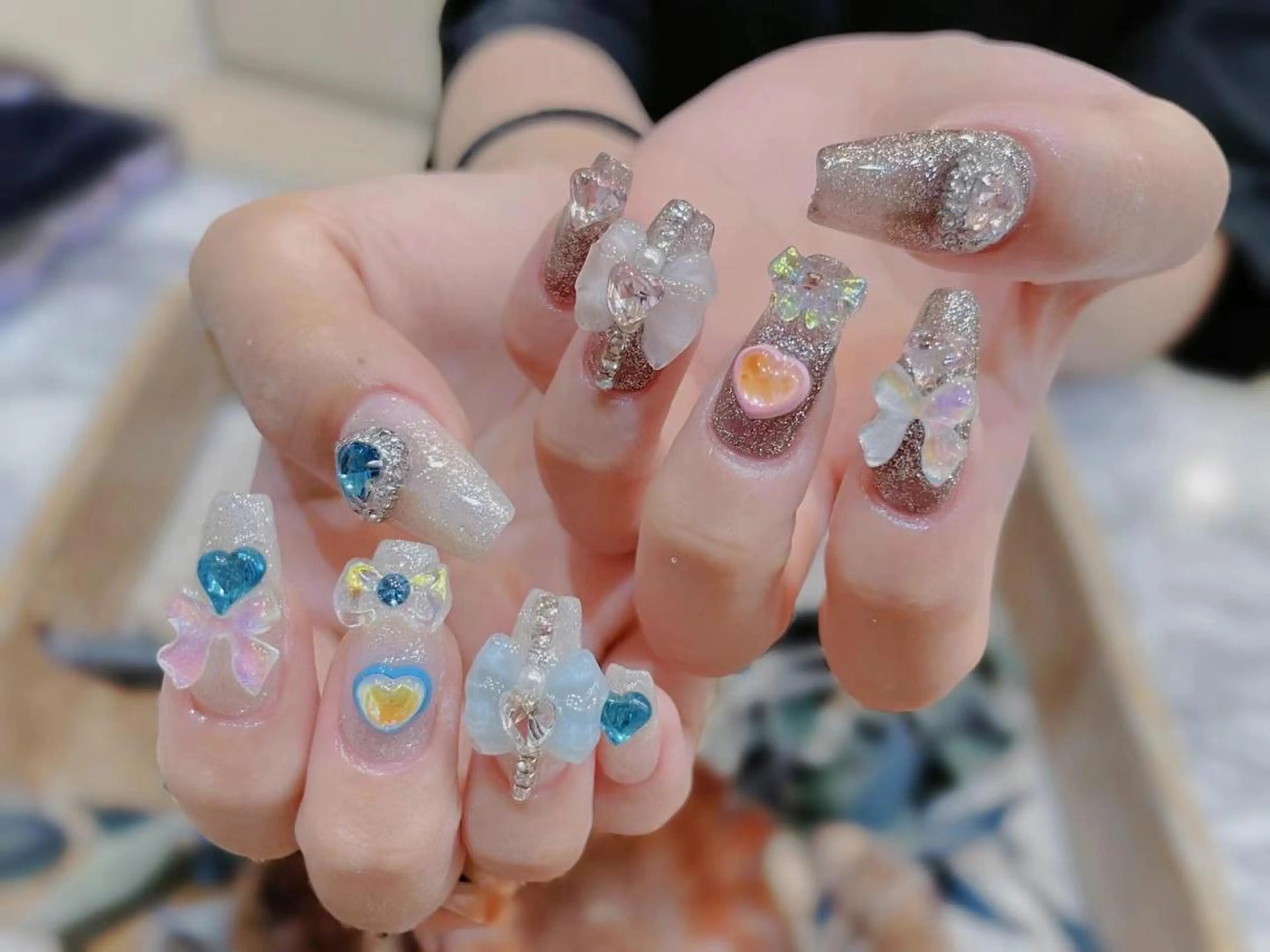 ネイル アートネイル ラメ(グリッター) Babarla Nailのネイルデザイン